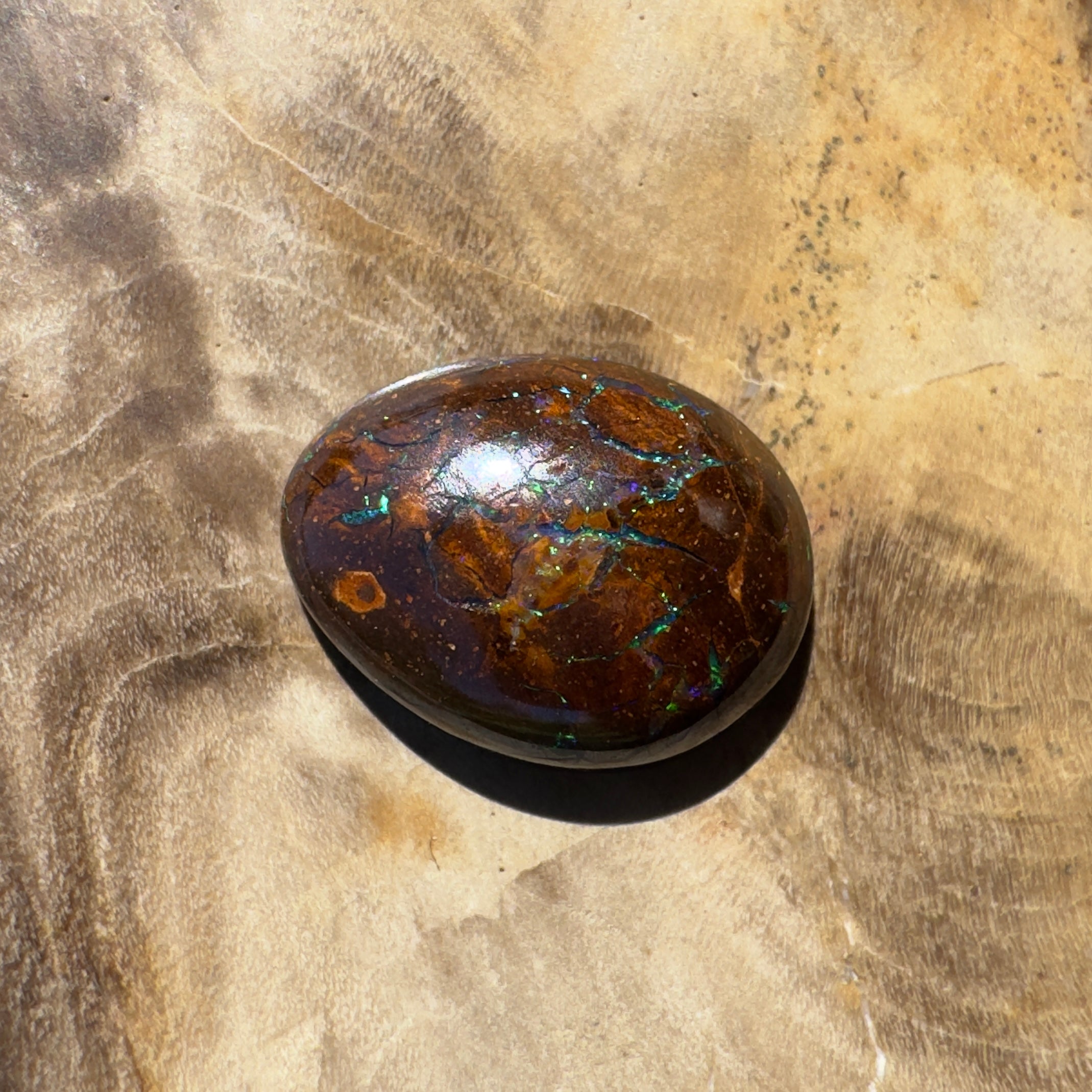2.5ct Queensland Boulder Opal | Solid Australian Opal | Hand-Cut