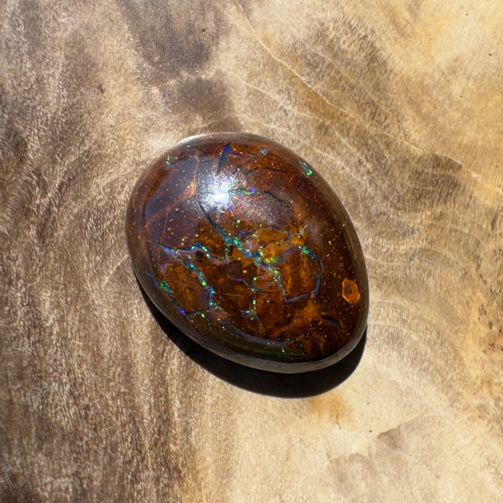 2.5ct Queensland Boulder Opal | Solid Australian Opal | Hand-Cut