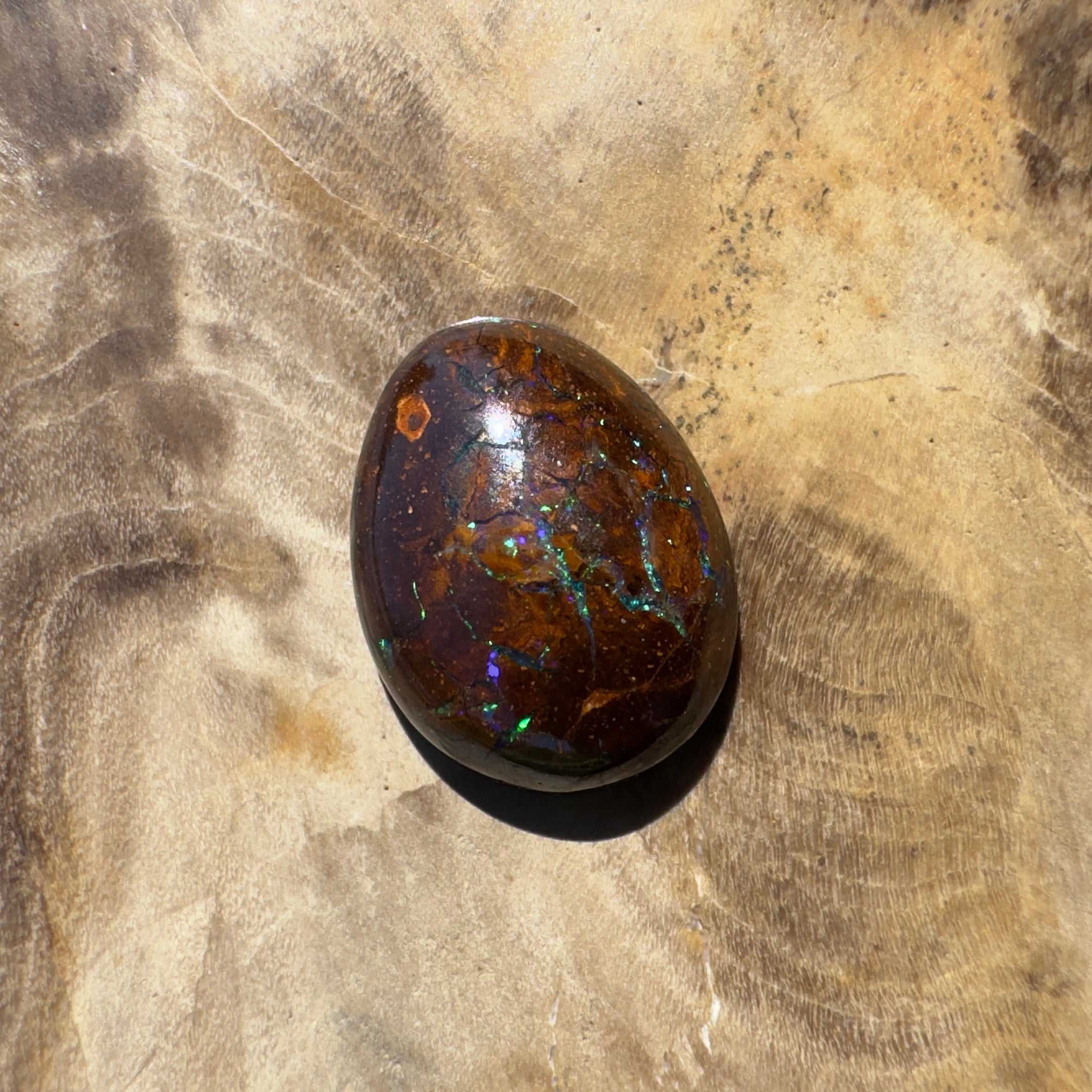 2.5ct Queensland Boulder Opal | Solid Australian Opal | Hand-Cut