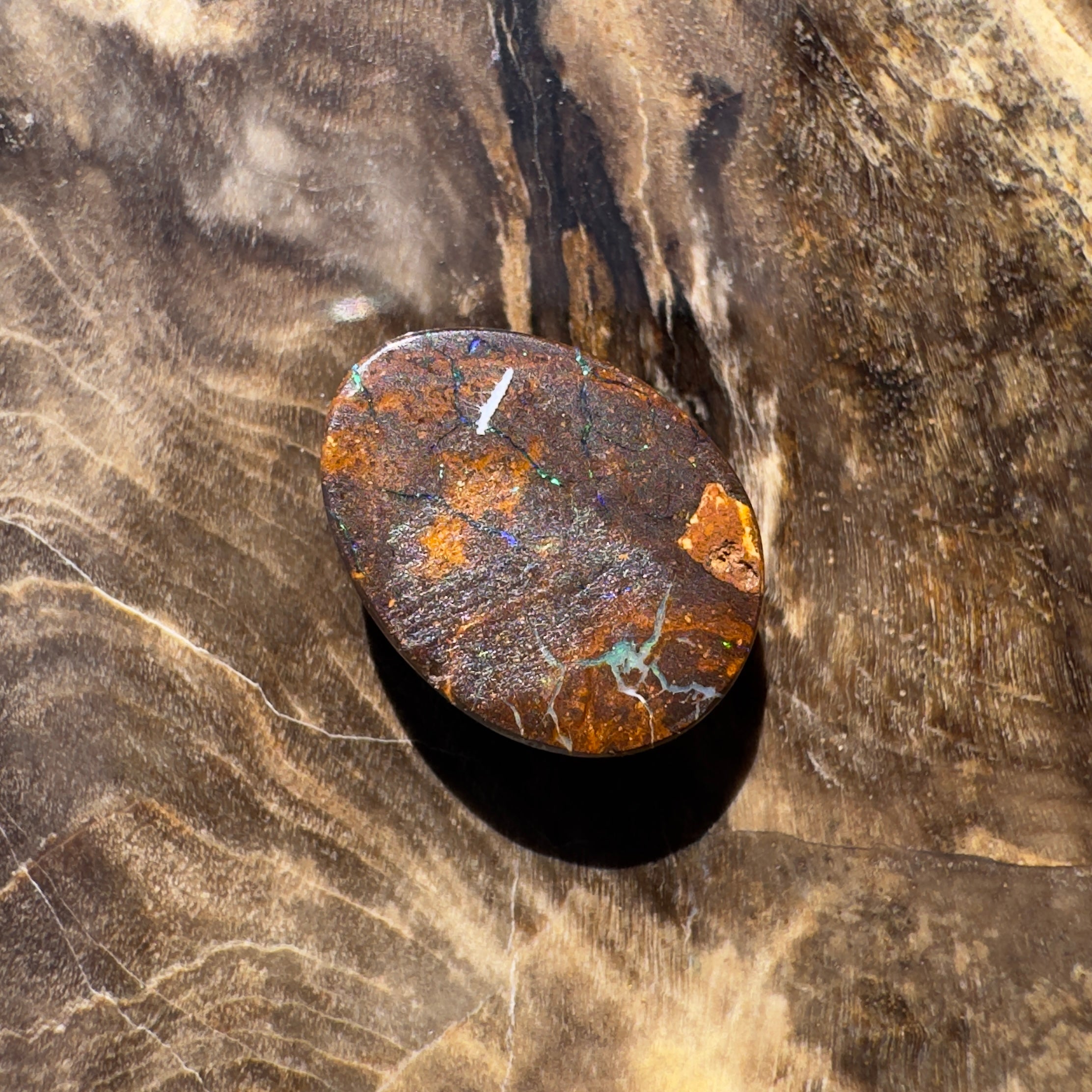 2.5ct Queensland Boulder Opal | Solid Australian Opal | Hand-Cut