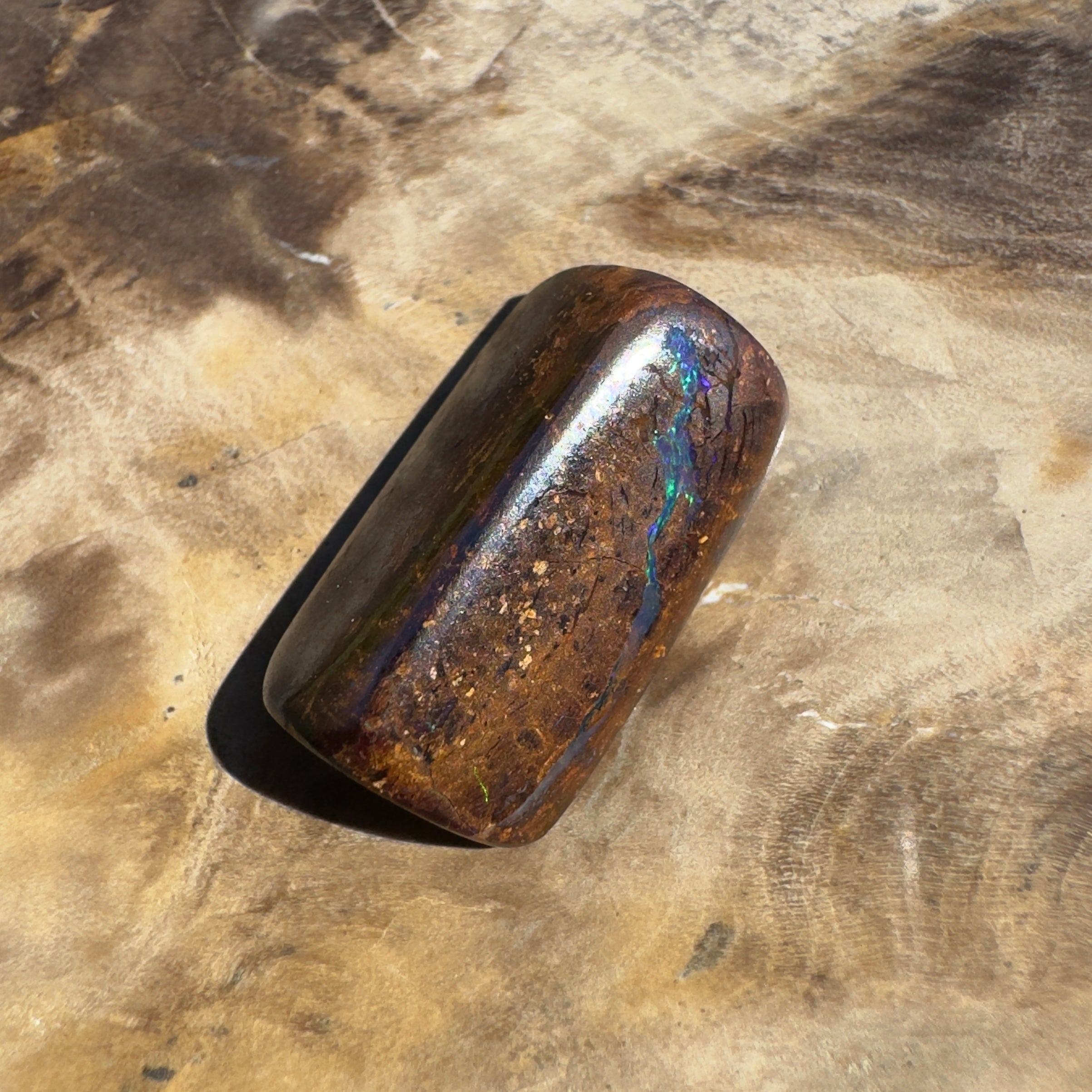 8ct Queensland Boulder Opal | Solid Australian Opal | Hand-Cut