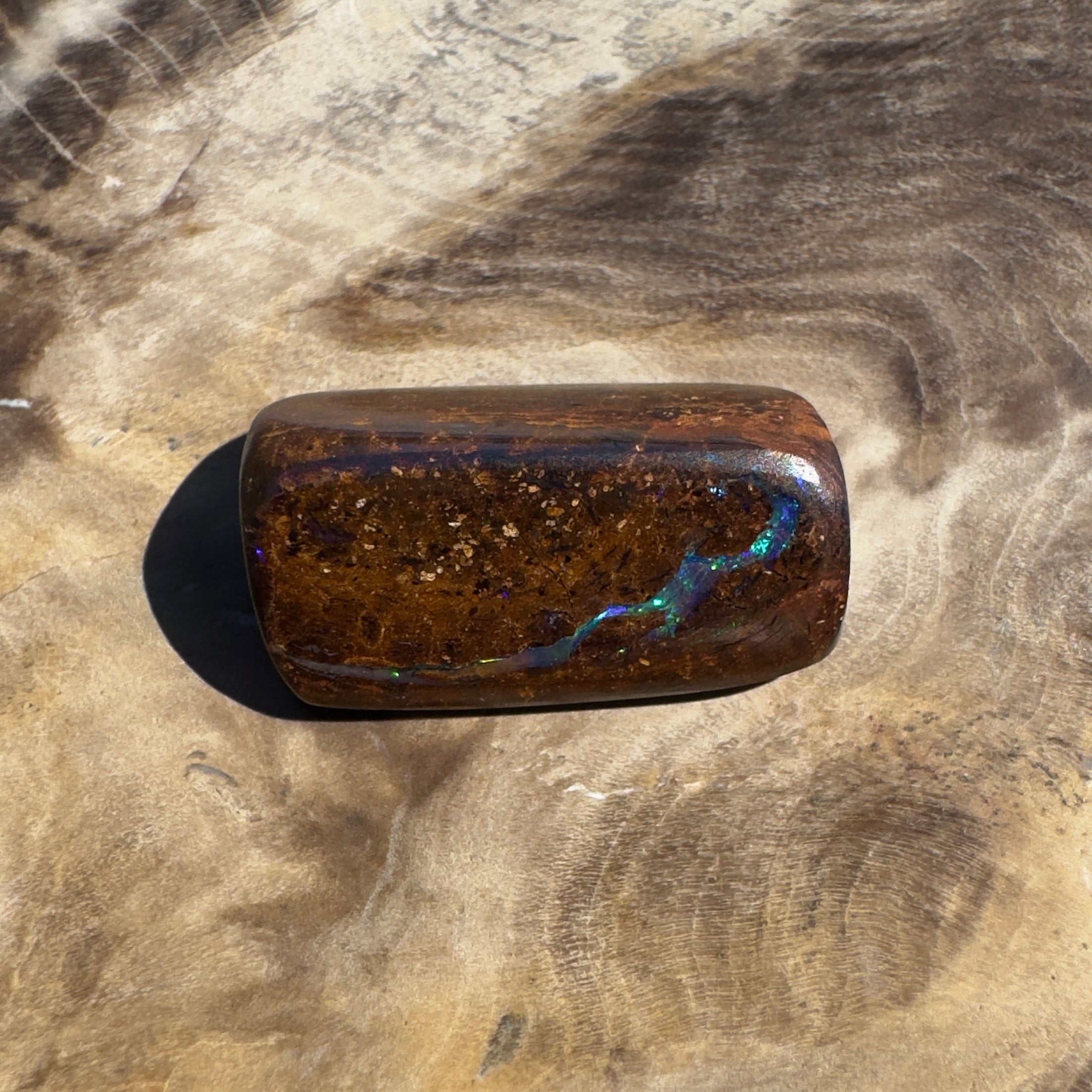 8ct Queensland Boulder Opal | Solid Australian Opal | Hand-Cut