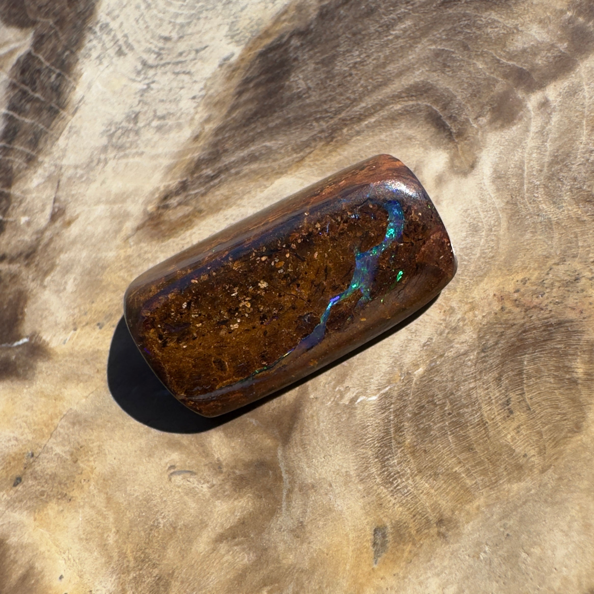 8ct Queensland Boulder Opal | Solid Australian Opal | Hand-Cut