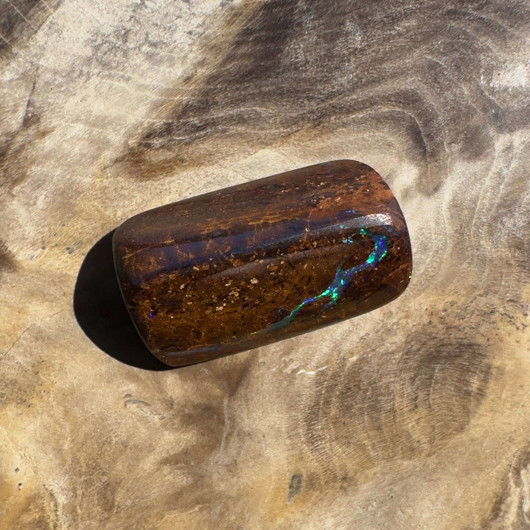 8ct Queensland Boulder Opal | Solid Australian Opal | Hand-Cut