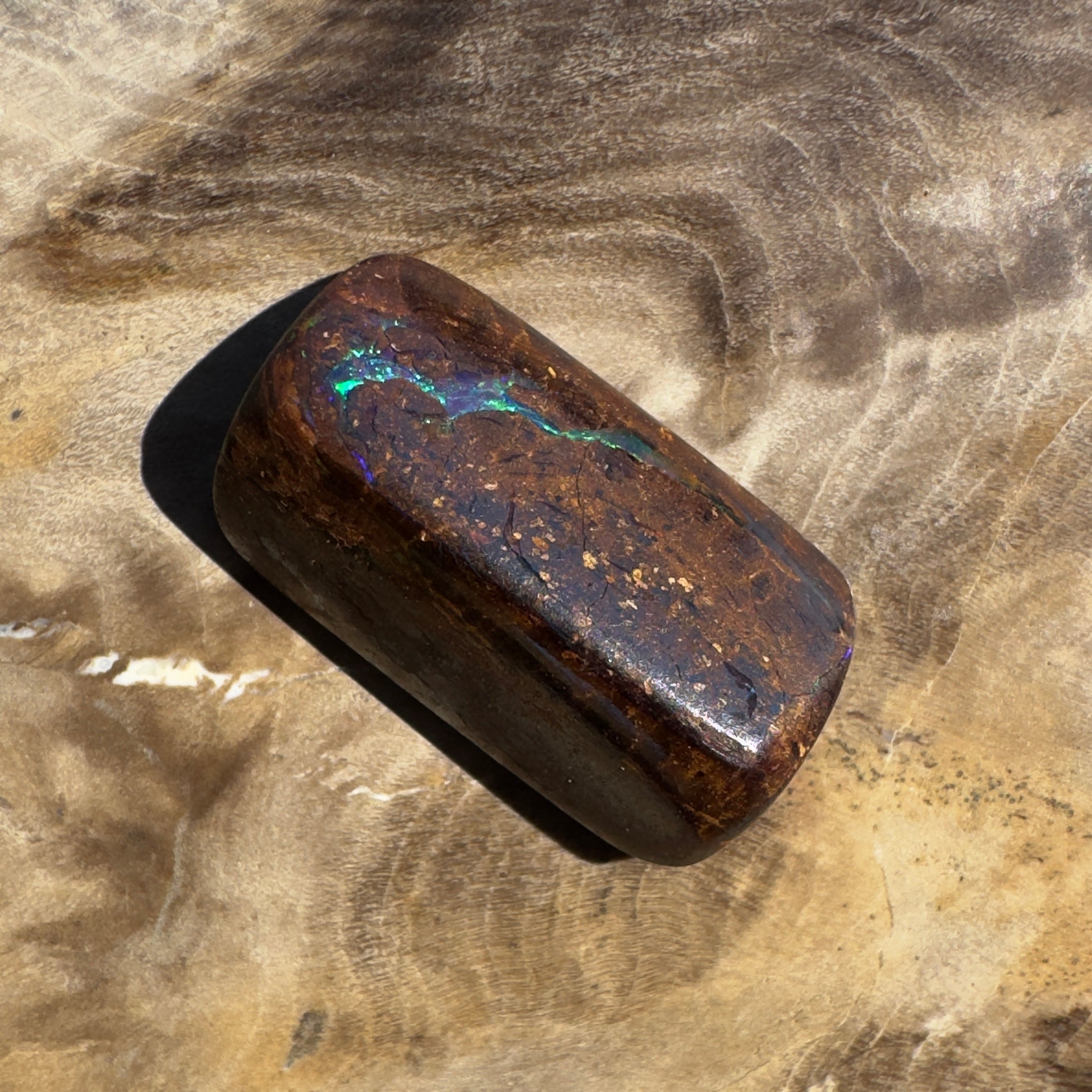 8ct Queensland Boulder Opal | Solid Australian Opal | Hand-Cut