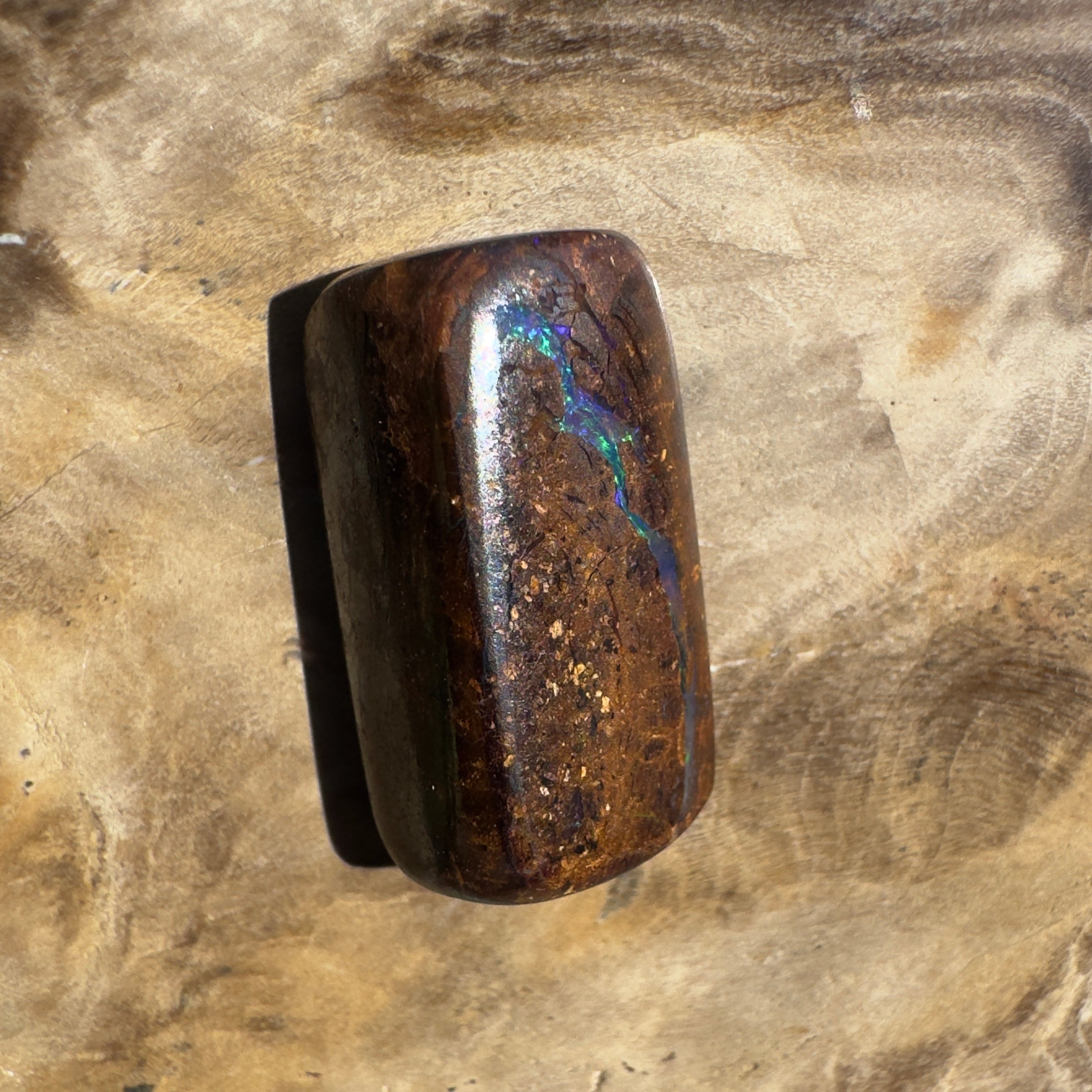 8ct Queensland Boulder Opal | Solid Australian Opal | Hand-Cut