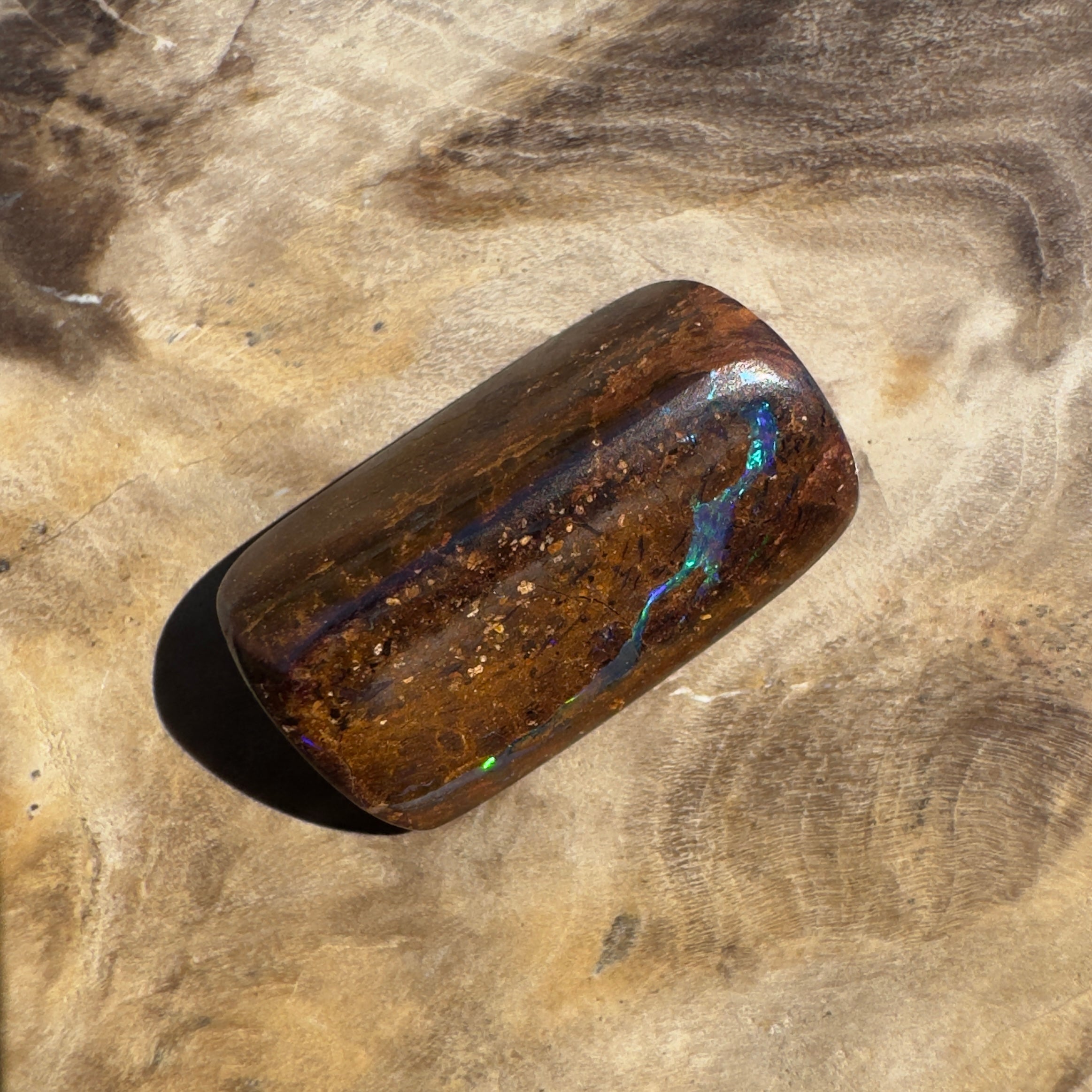 8ct Queensland Boulder Opal | Solid Australian Opal | Hand-Cut
