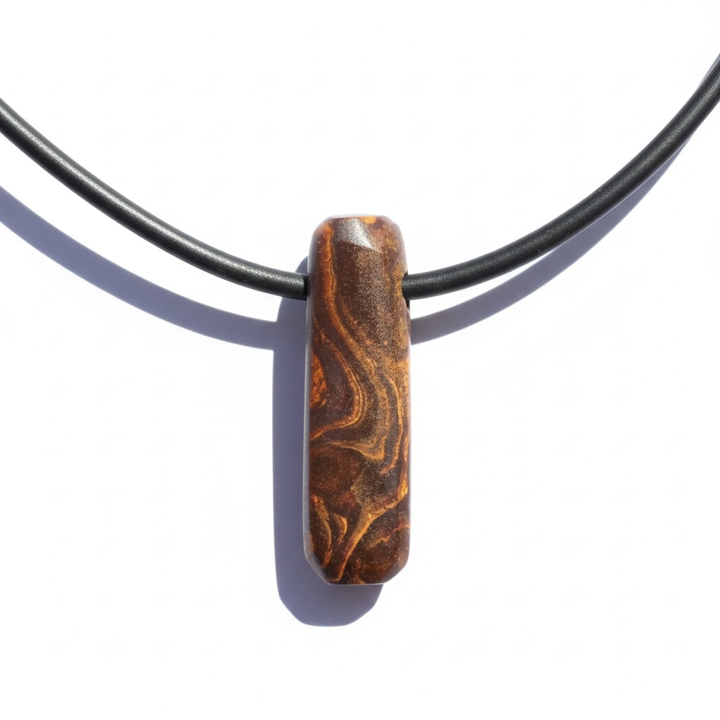 Solid Queensland Boulder Opal Pendant Necklace ~ 'Nullarbor Driftlight' | Solid Australian Opal