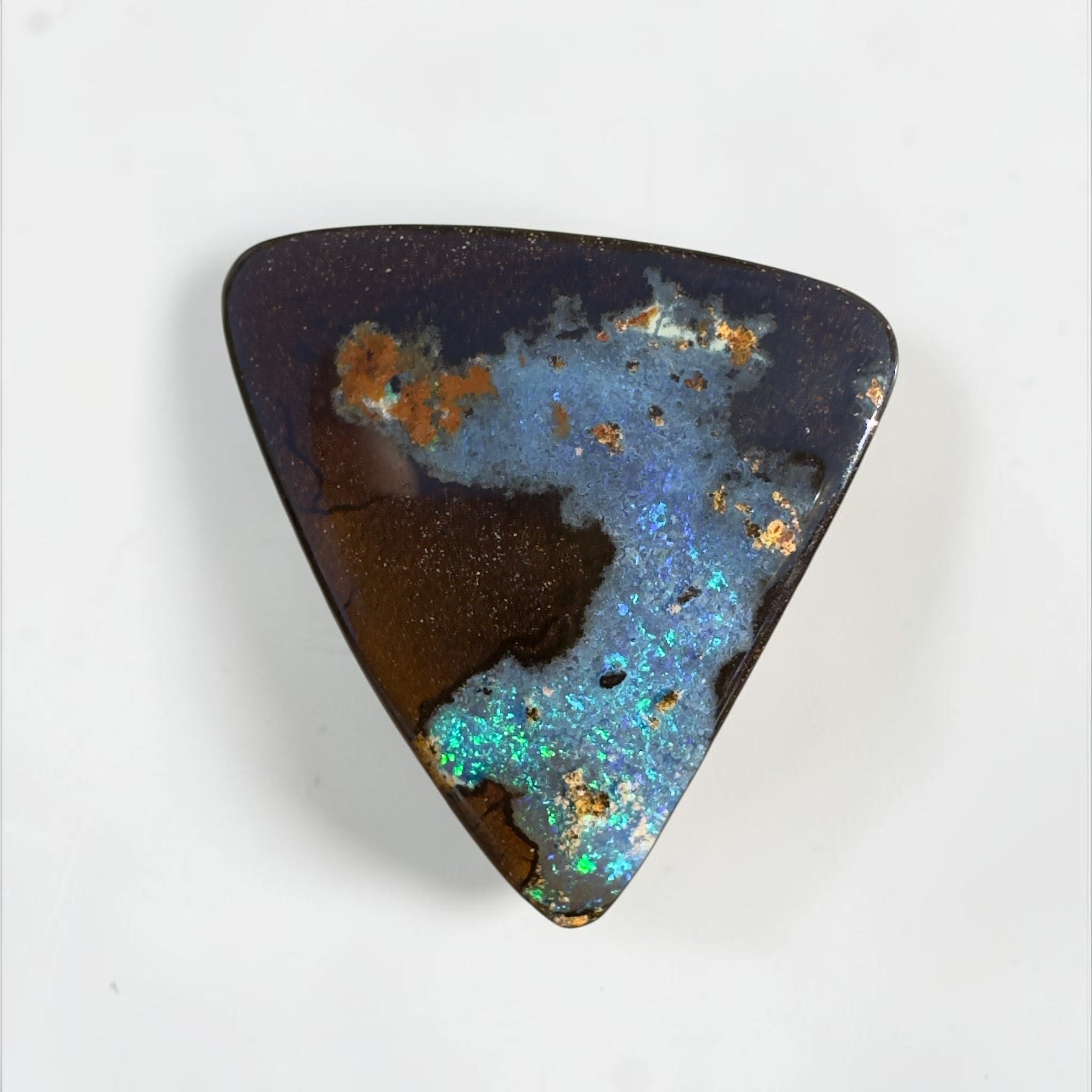 16ct Queensland Boulder Opal | Solid Australian Opal | Hand-Cut