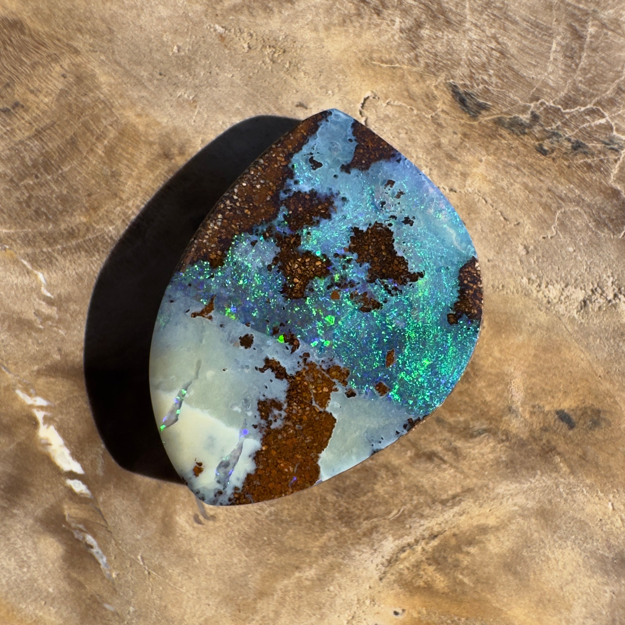 5.5ct Queensland Boulder Opal | Solid Australian Opal | Hand-Cut