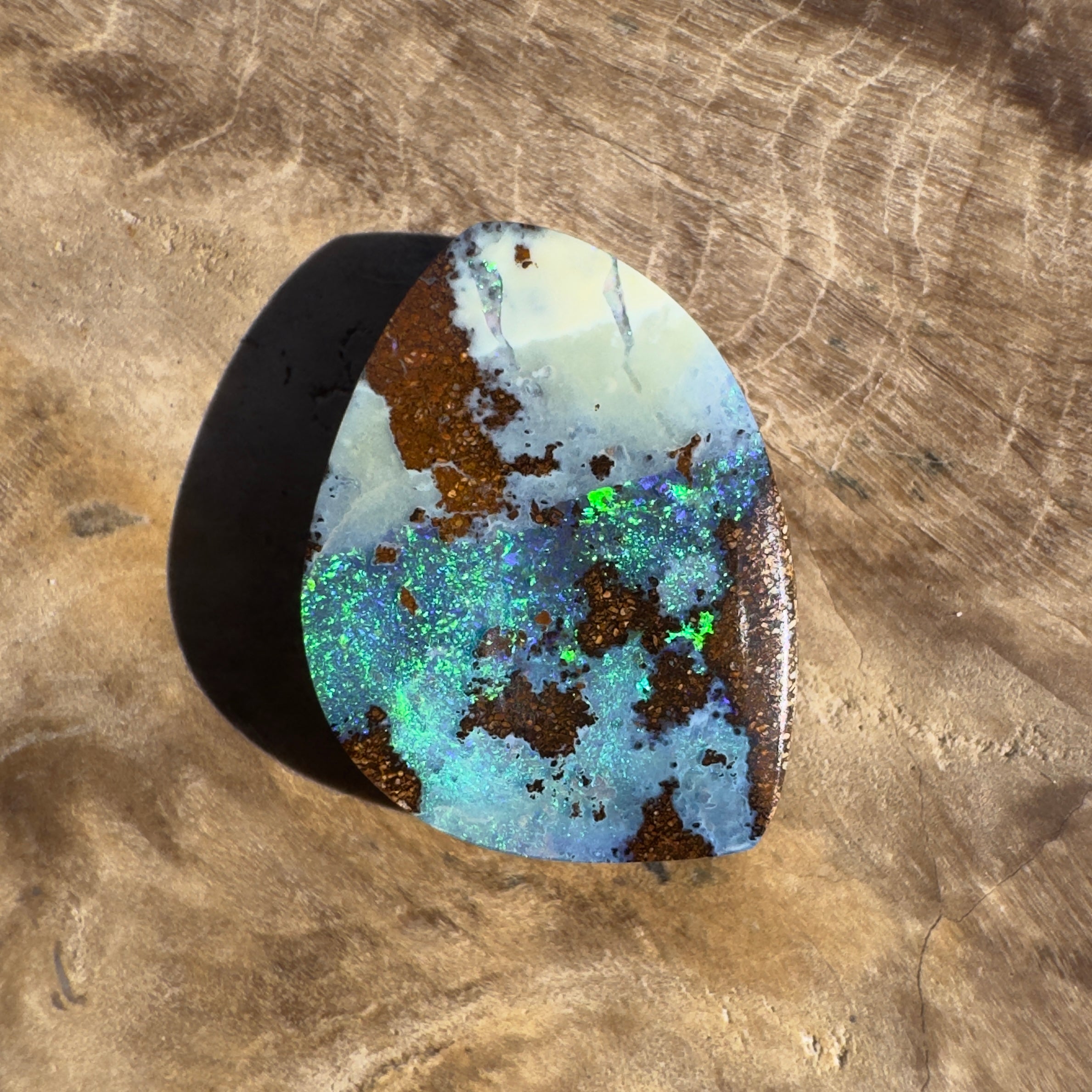 5.5ct Queensland Boulder Opal | Solid Australian Opal | Hand-Cut