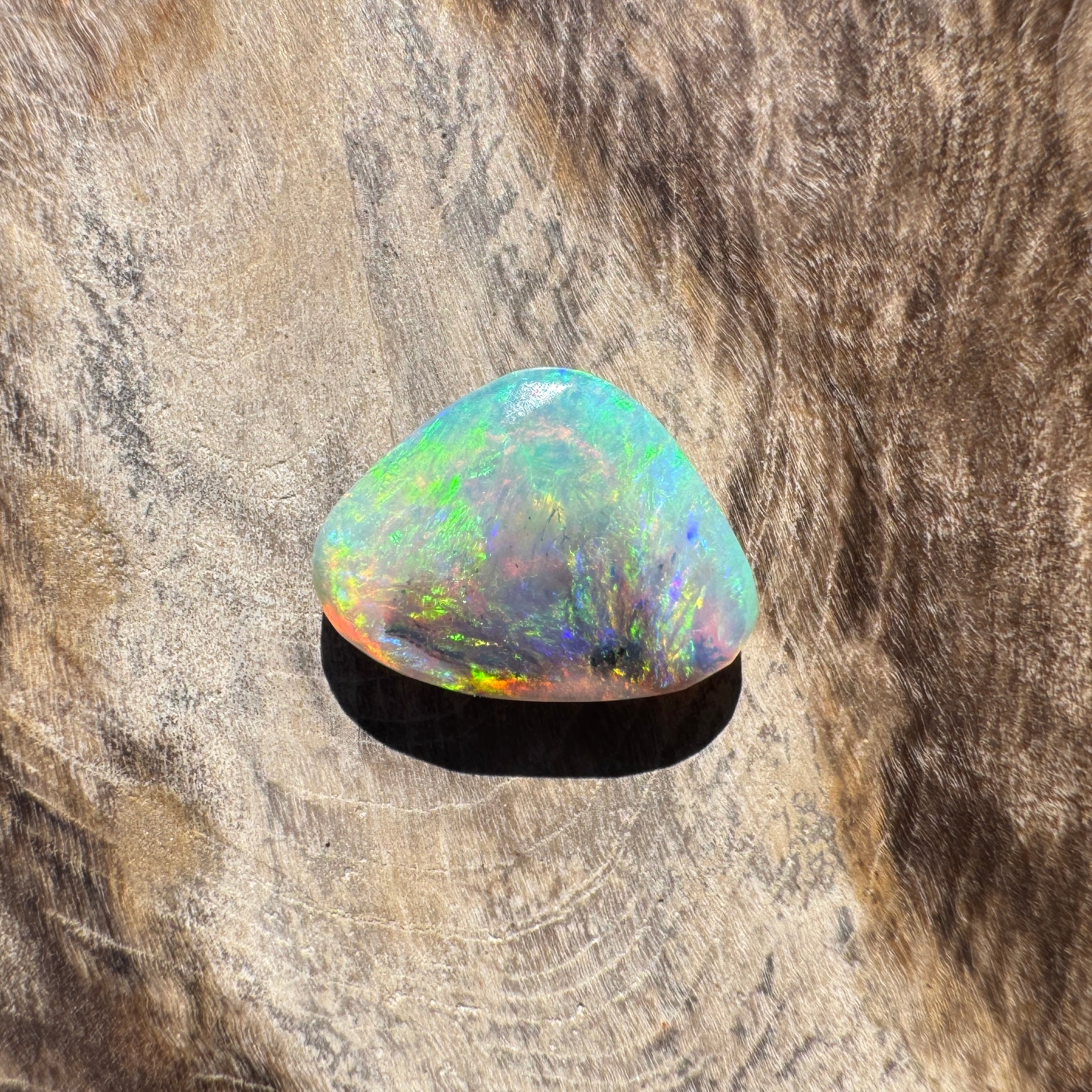 1.4ct Lightning Ridge Semi Black | Solid Australian Opal | Hand-Cut