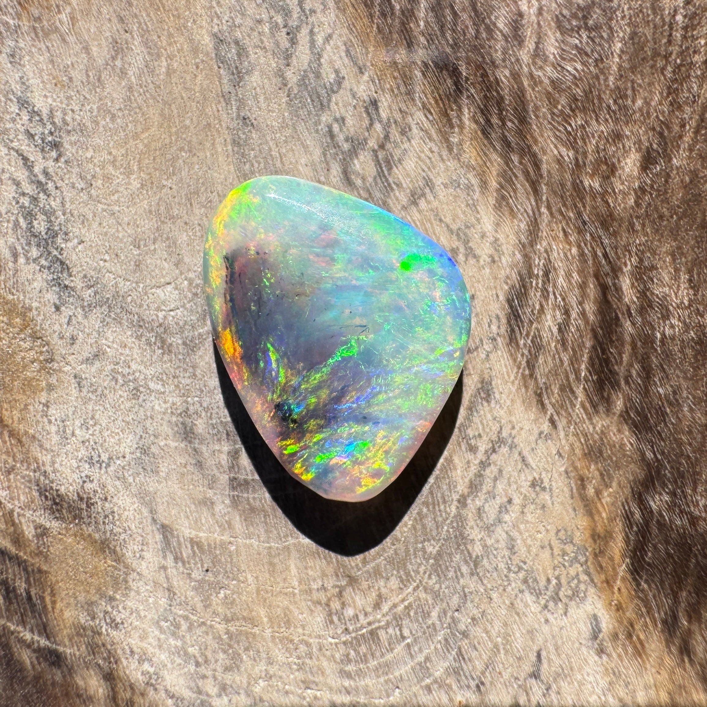 1.4ct Lightning Ridge Semi Black | Solid Australian Opal | Hand-Cut