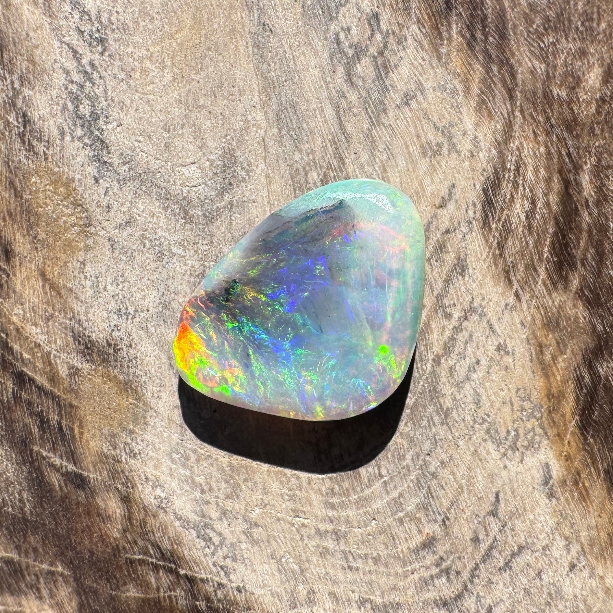 1.4ct Lightning Ridge Semi Black | Solid Australian Opal | Hand-Cut
