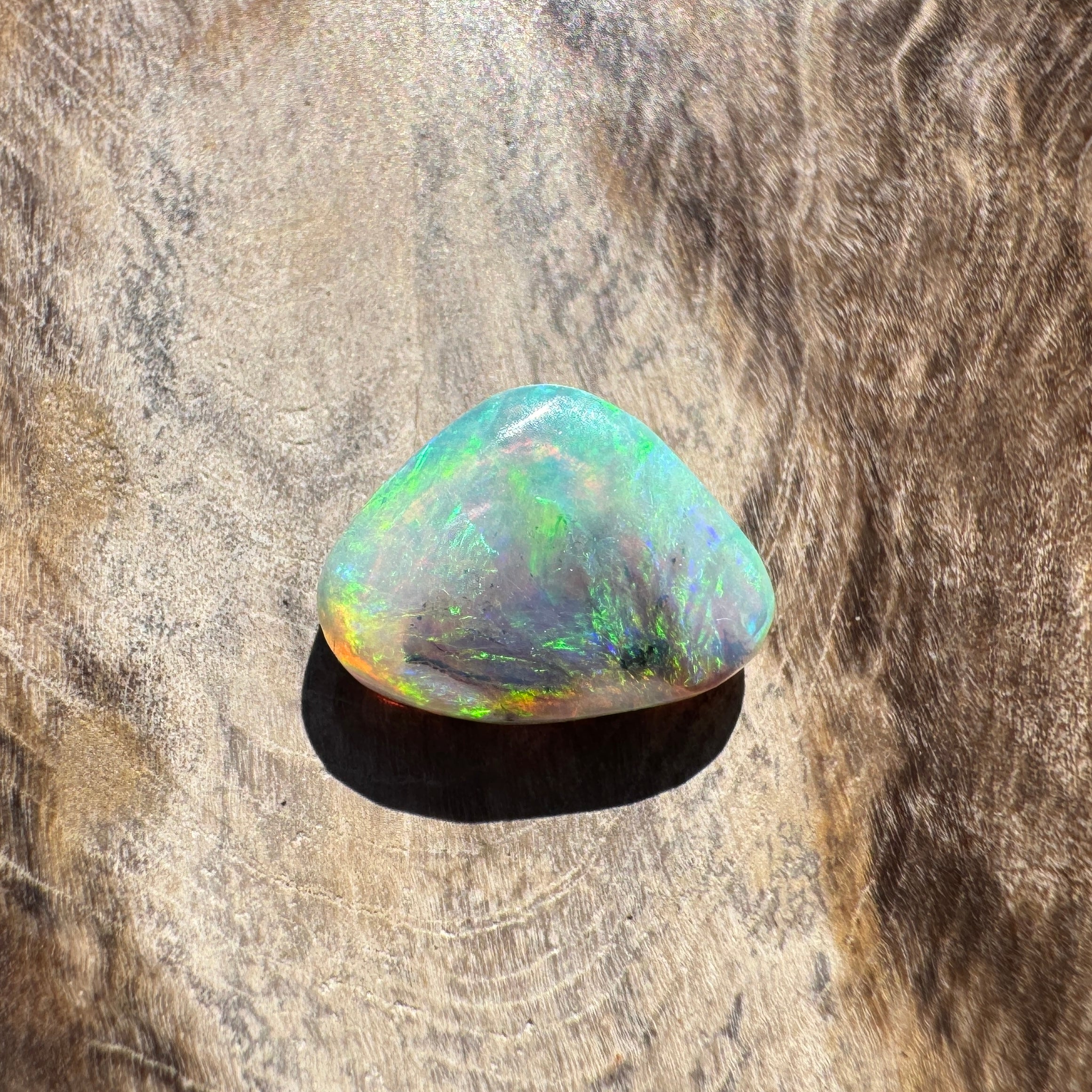 1.4ct Lightning Ridge Semi Black | Solid Australian Opal | Hand-Cut