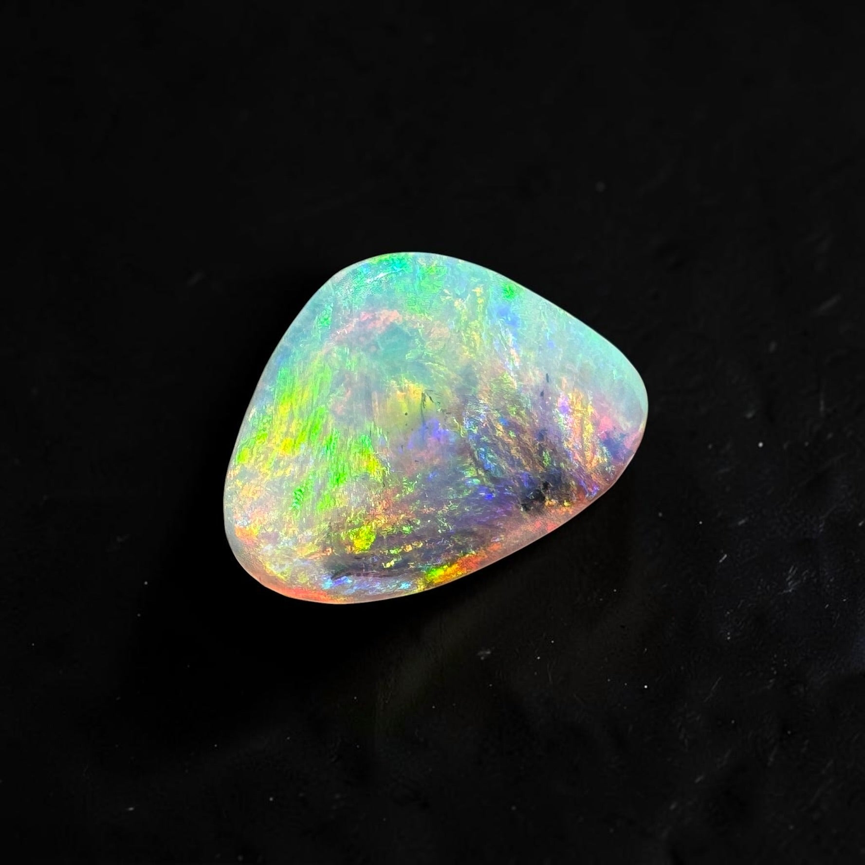 1.4ct Lightning Ridge Semi Black | Solid Australian Opal | Hand-Cut