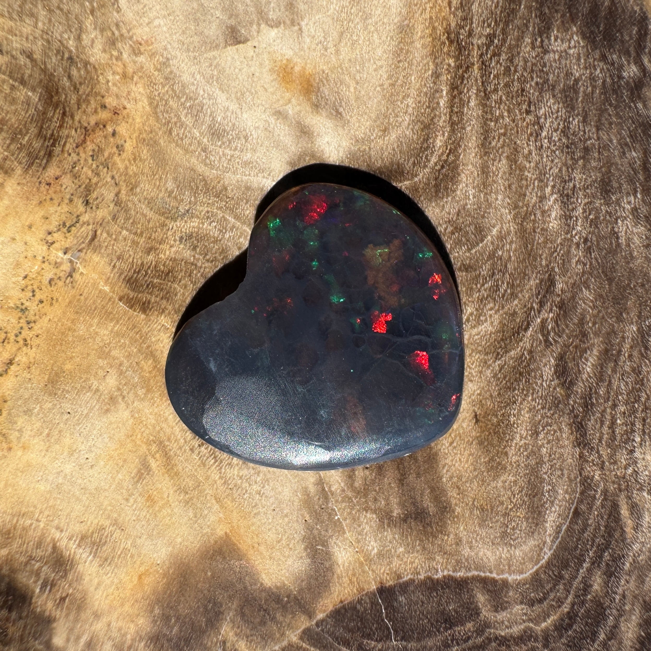 1.8ct Lightning Ridge Black Opal | Solid Australian Opal | Hand-Cut