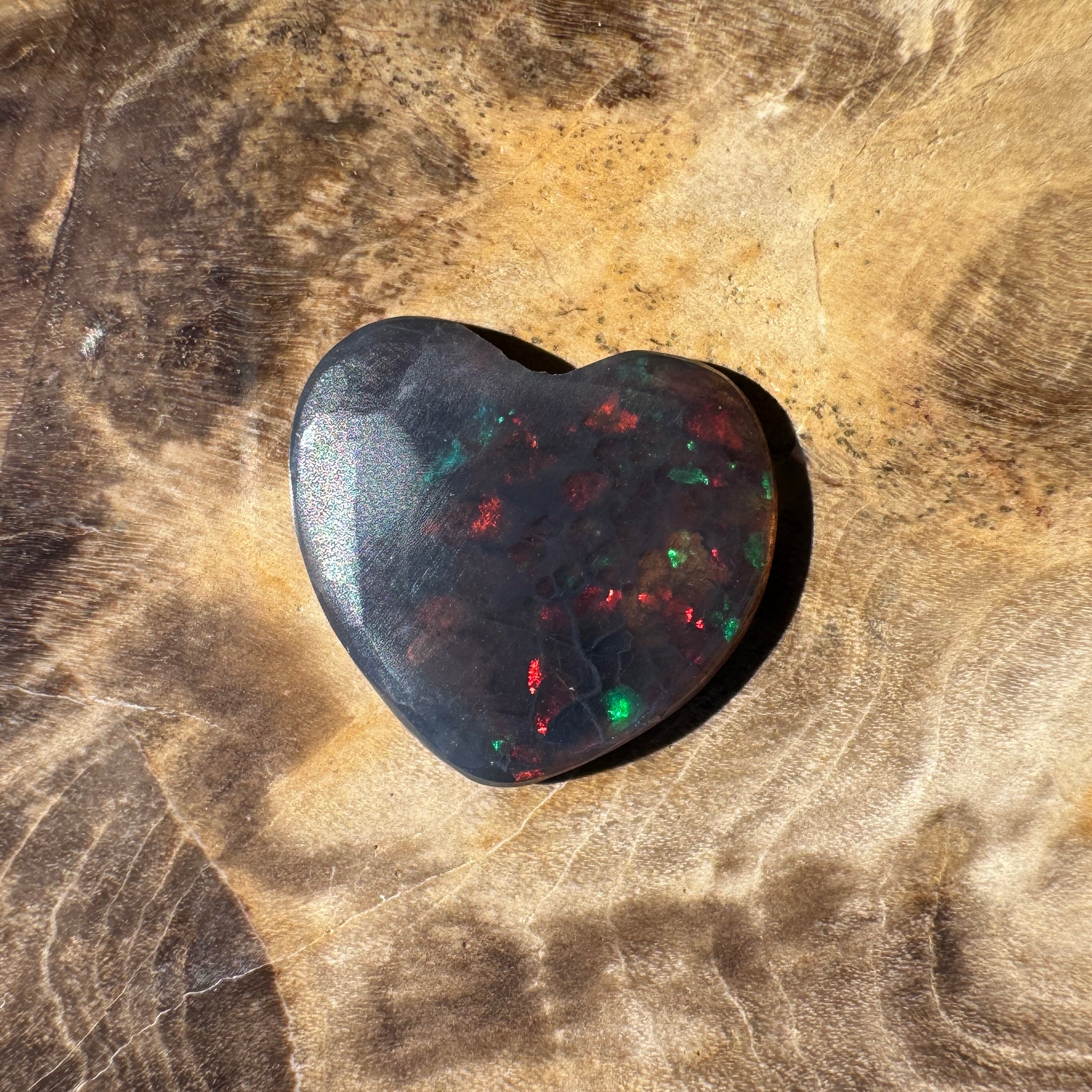 1.8ct Lightning Ridge Black Opal | Solid Australian Opal | Hand-Cut