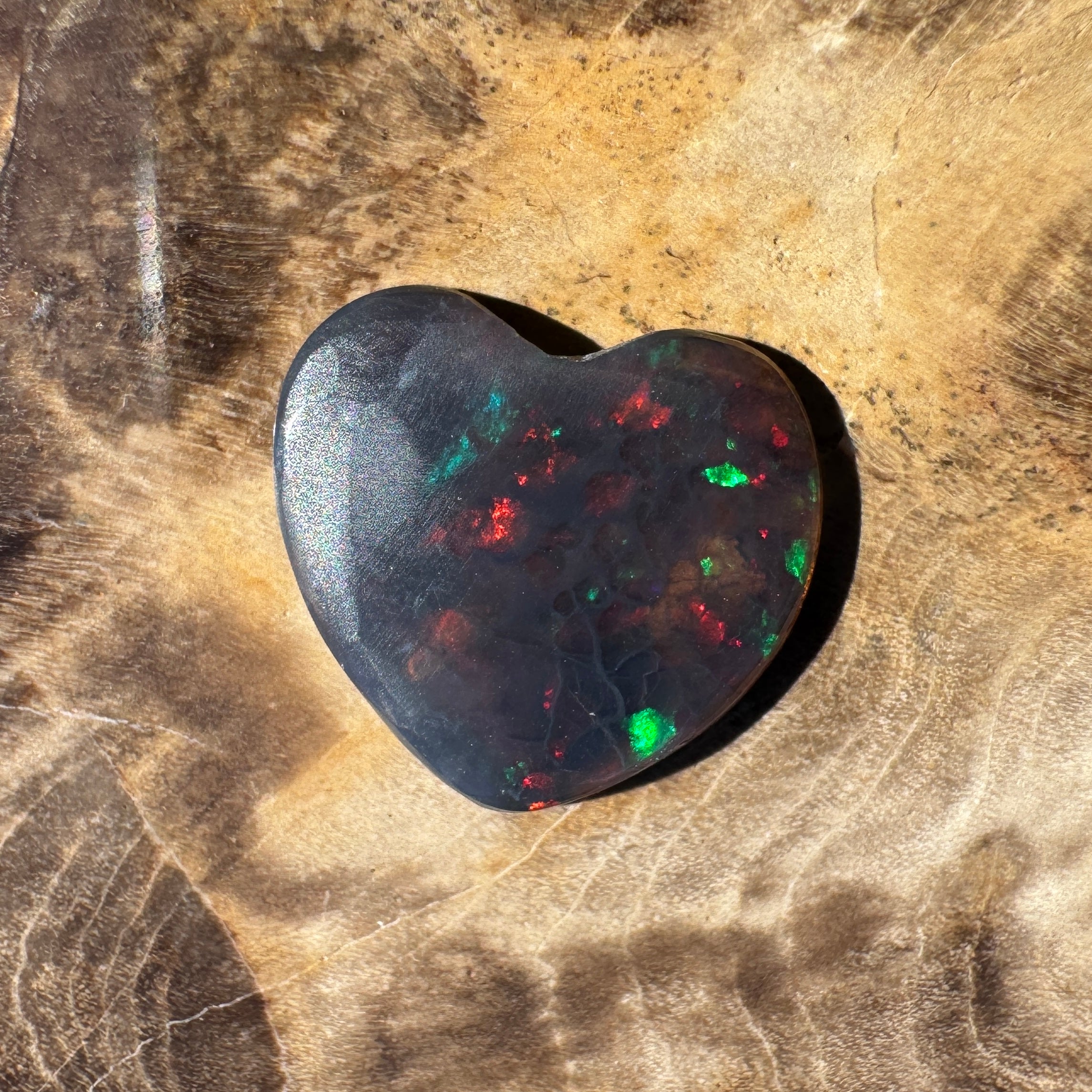 1.8ct Lightning Ridge Black Opal | Solid Australian Opal | Hand-Cut