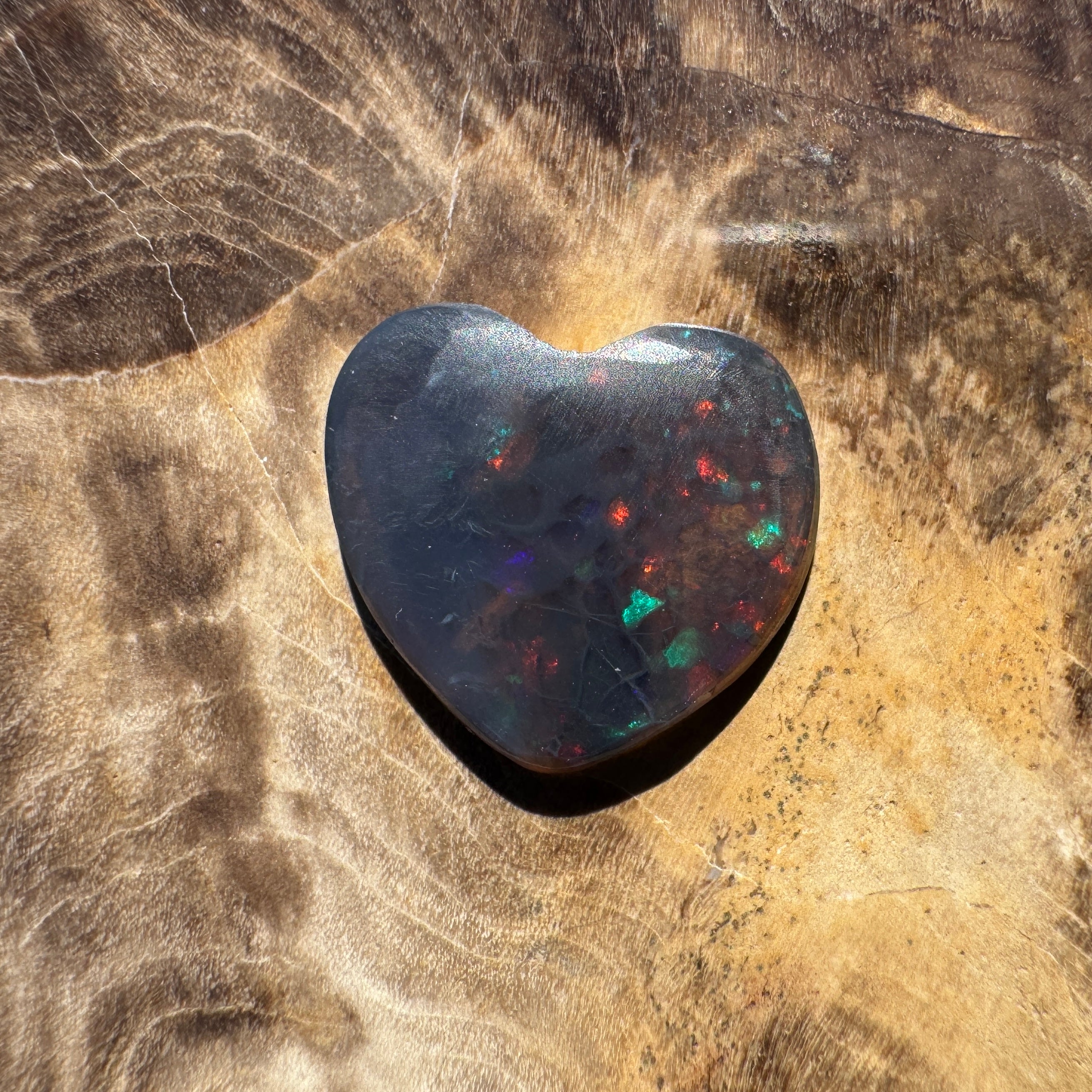 1.8ct Lightning Ridge Black Opal | Solid Australian Opal | Hand-Cut