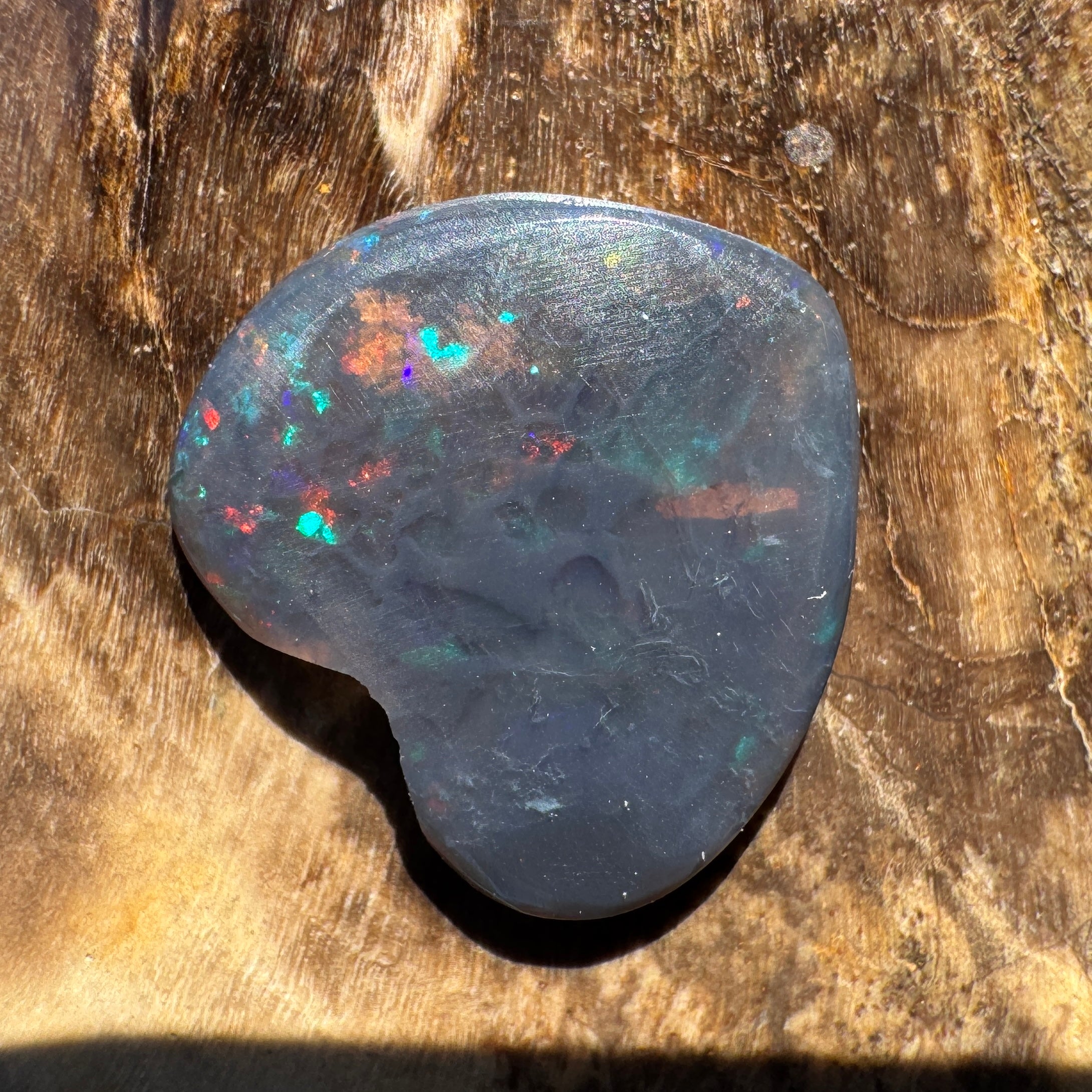 1.8ct Lightning Ridge Black Opal | Solid Australian Opal | Hand-Cut
