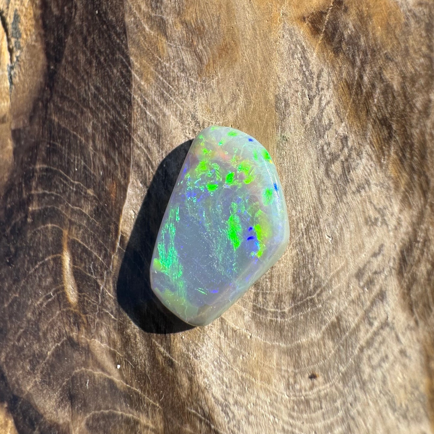 Hand-Cut Solid Lightning Ridge Semi Black Opal 1.6carat - Iona Opal Australia