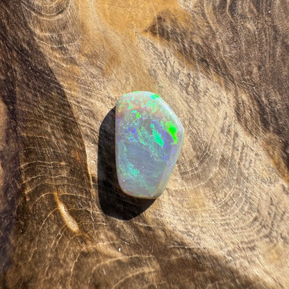 Hand-Cut Solid Lightning Ridge Semi Black Opal 1.6carat - Iona Opal Australia