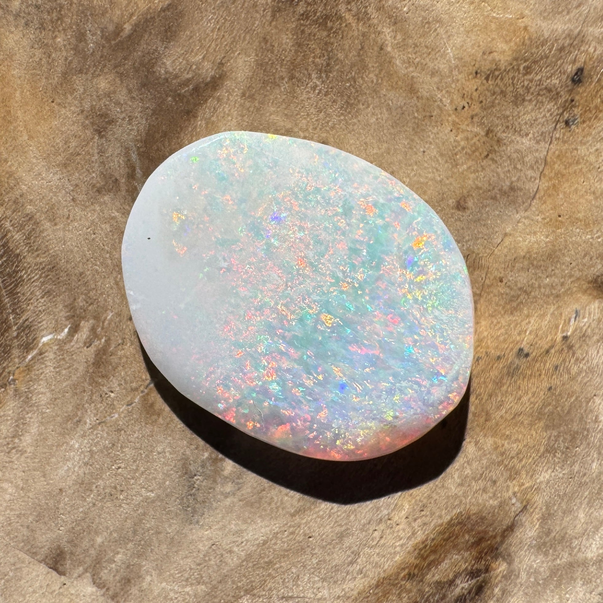 2.4ct Coober Pedy Opal | Solid Australian Opal | Hand-Cut