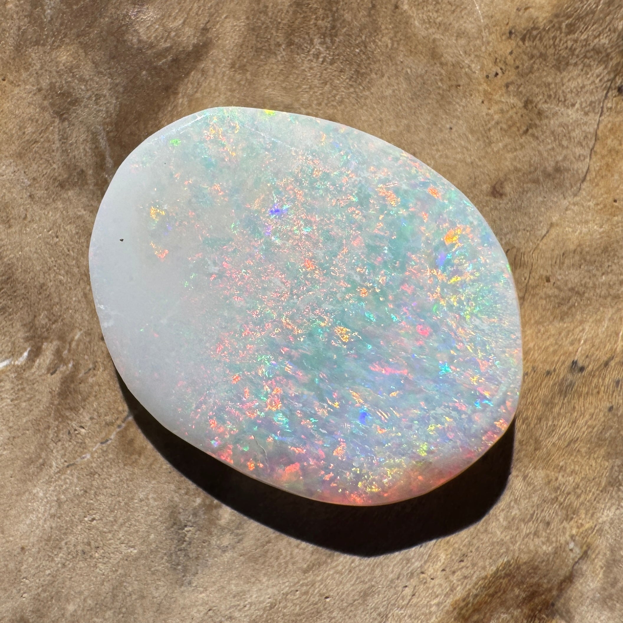 2.4ct Coober Pedy Opal | Solid Australian Opal | Hand-Cut
