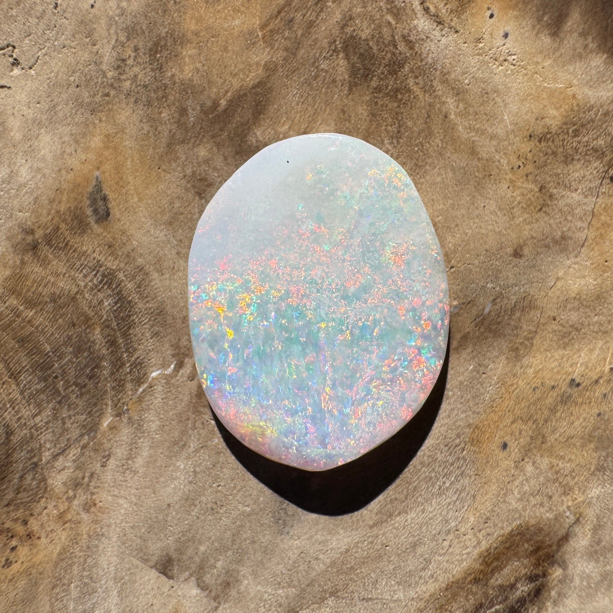 2.4ct Coober Pedy Opal | Solid Australian Opal | Hand-Cut