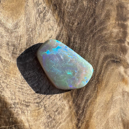 Hand-Cut Solid Lightning Ridge Semi Black Opal 1.6carat - Iona Opal Australia