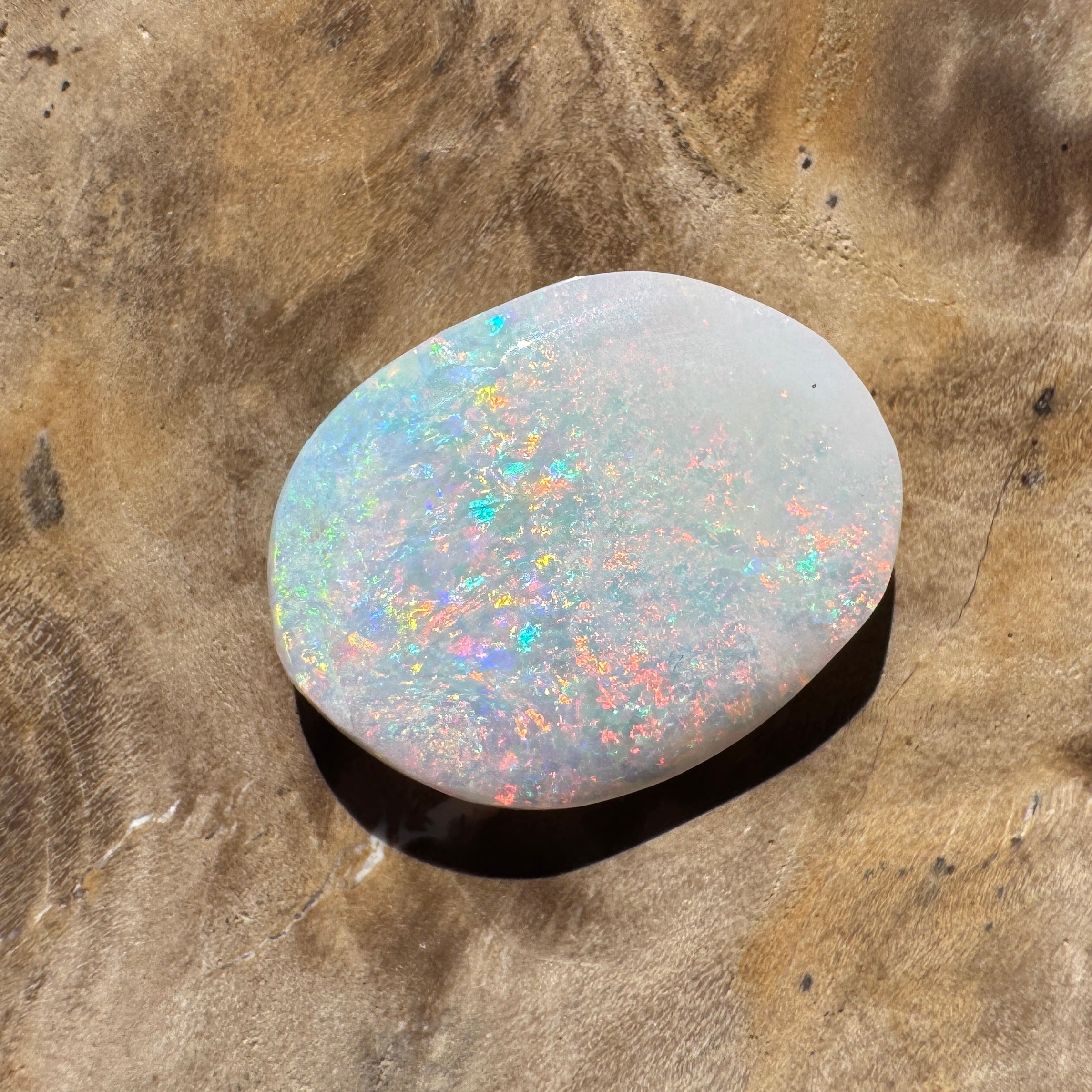 2.4ct Coober Pedy Opal | Solid Australian Opal | Hand-Cut