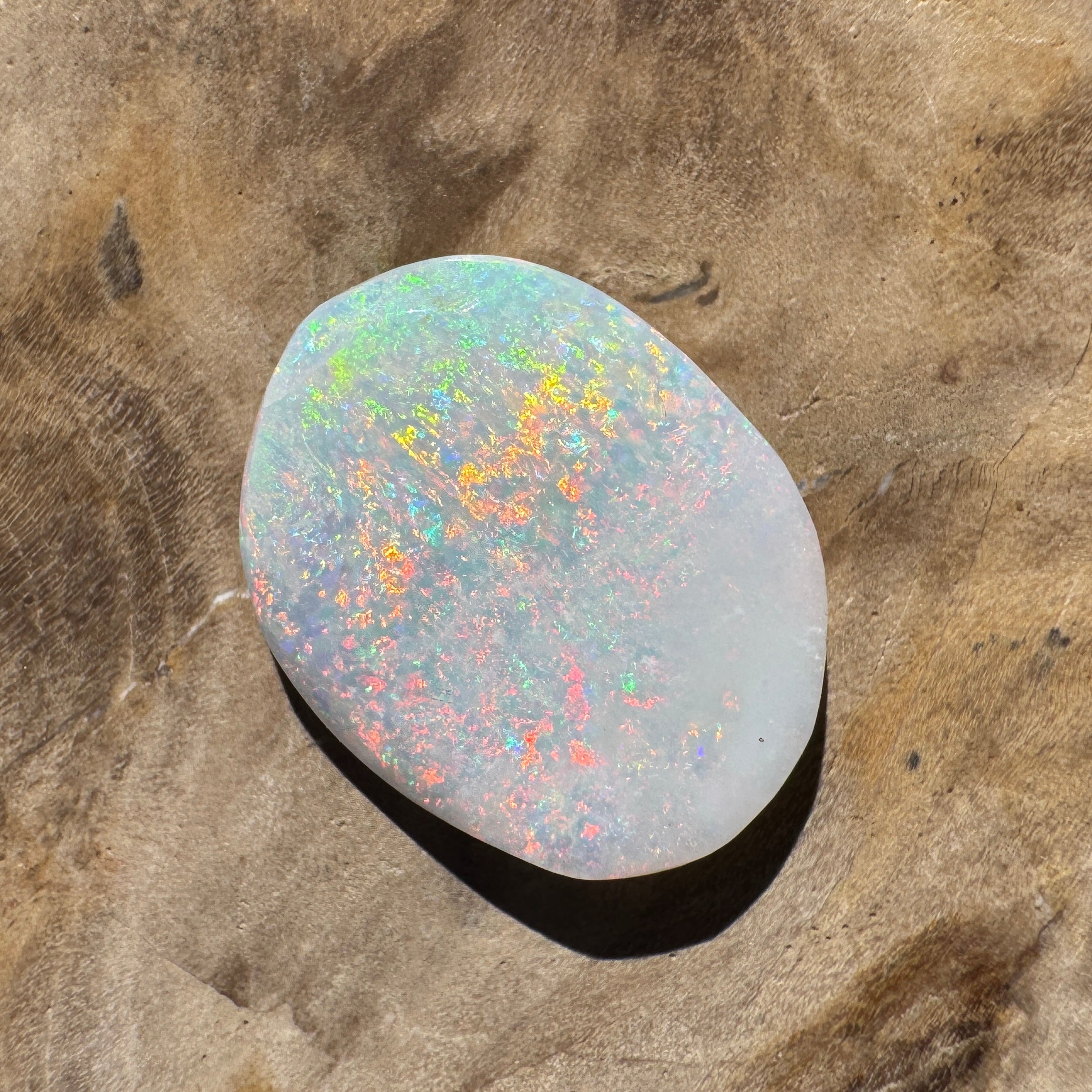 2.4ct Coober Pedy Opal | Solid Australian Opal | Hand-Cut