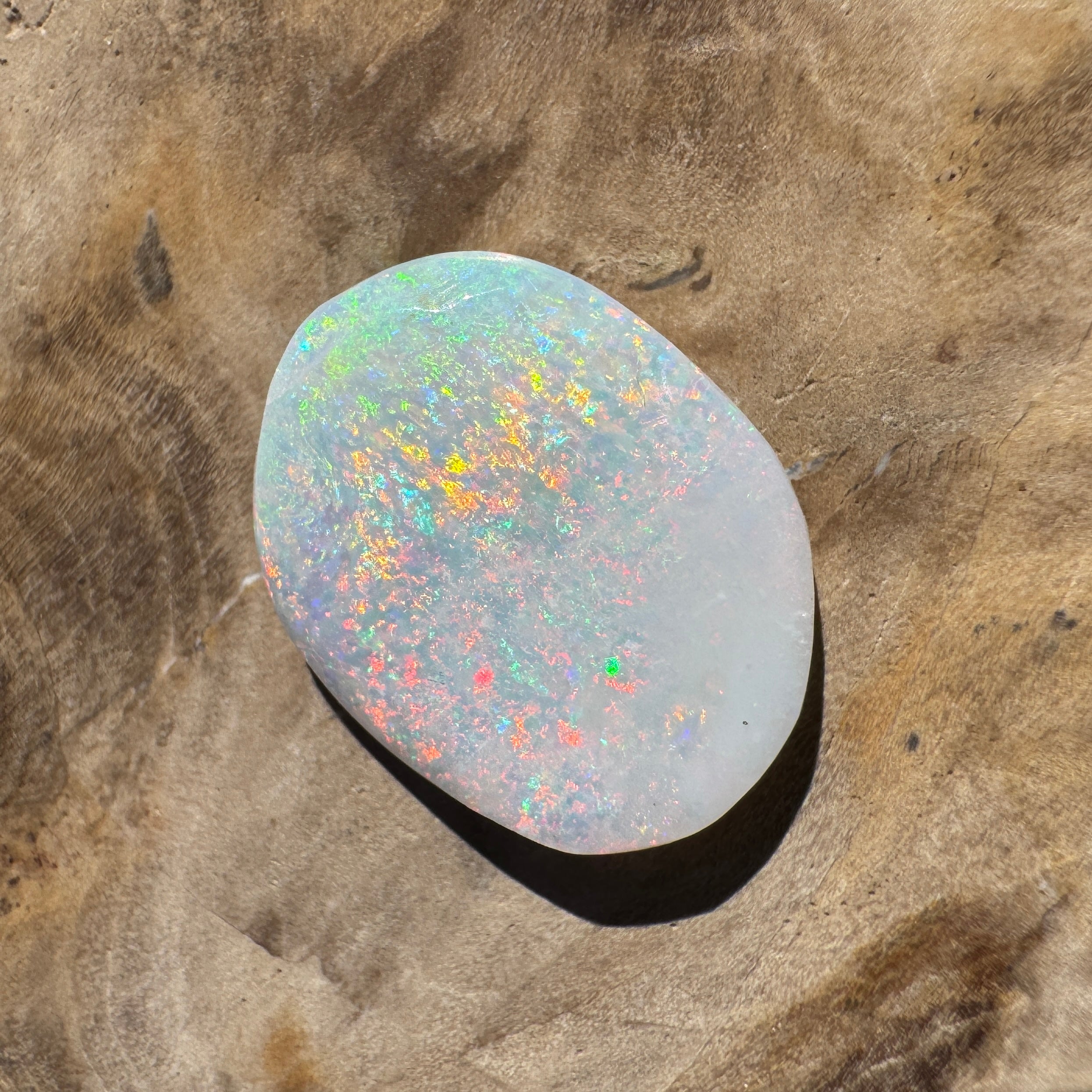 2.4ct Coober Pedy Opal | Solid Australian Opal | Hand-Cut