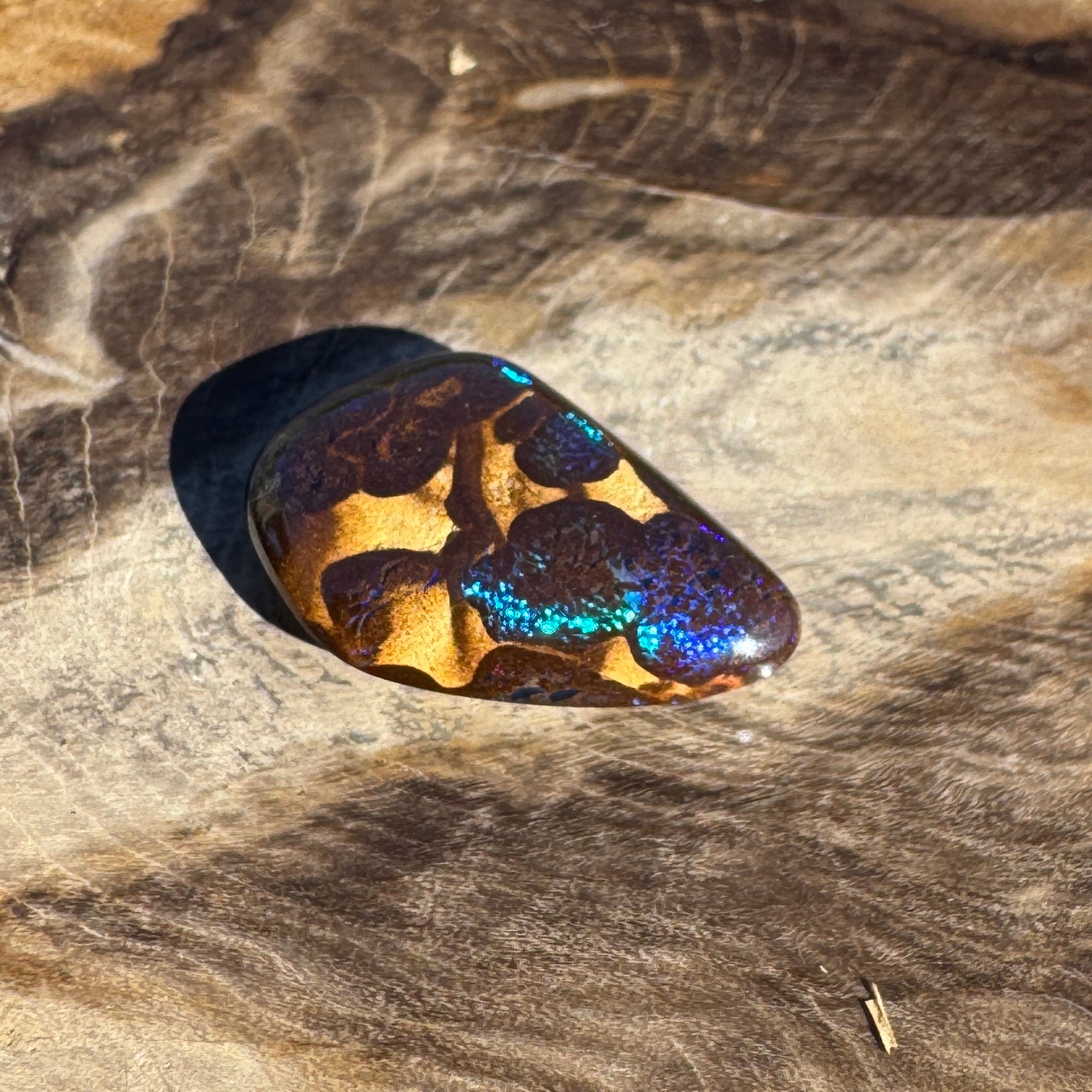 6.3ct Queensland Boulder Opal | Solid Australian Opal | Hand-Cut