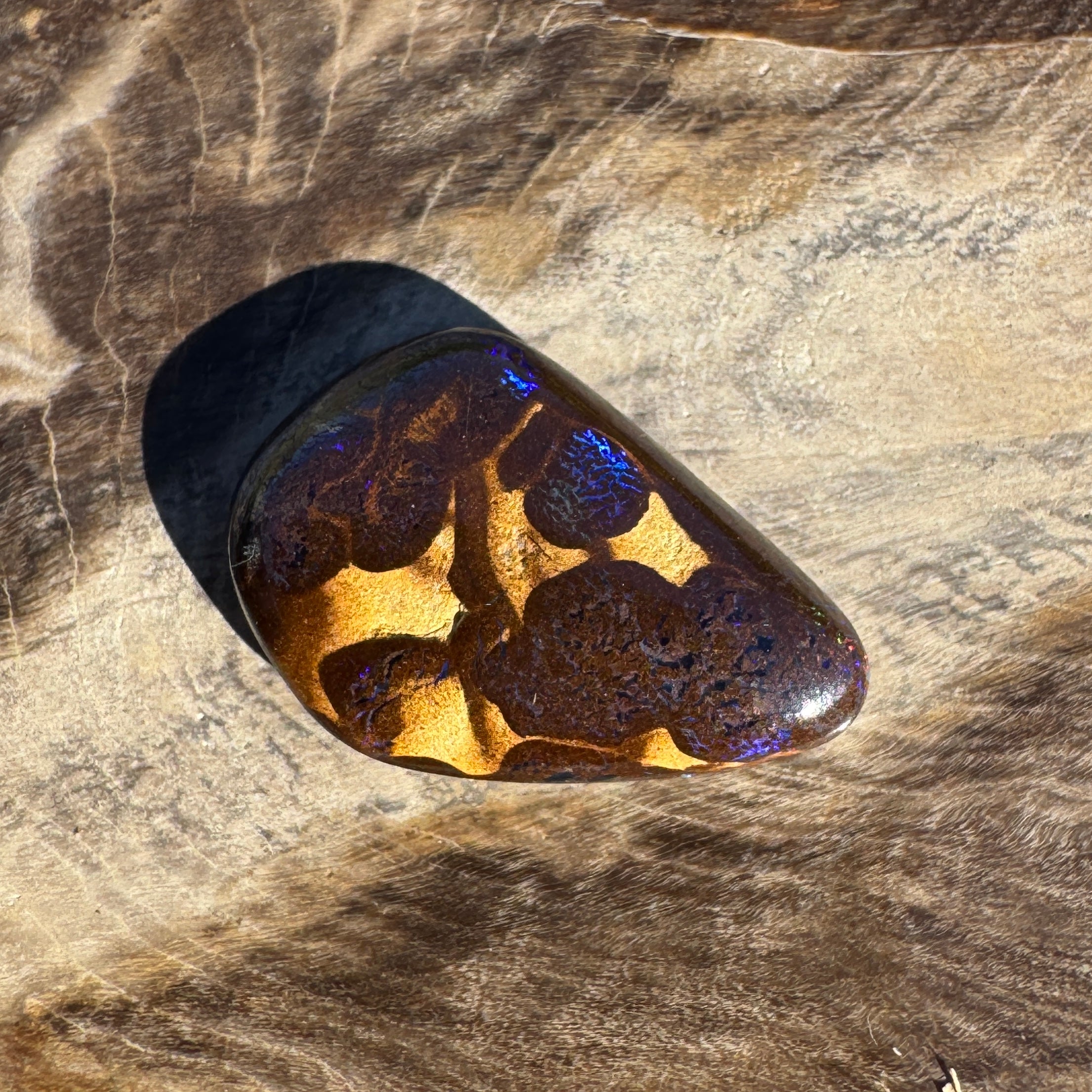 6.3ct Queensland Boulder Opal | Solid Australian Opal | Hand-Cut