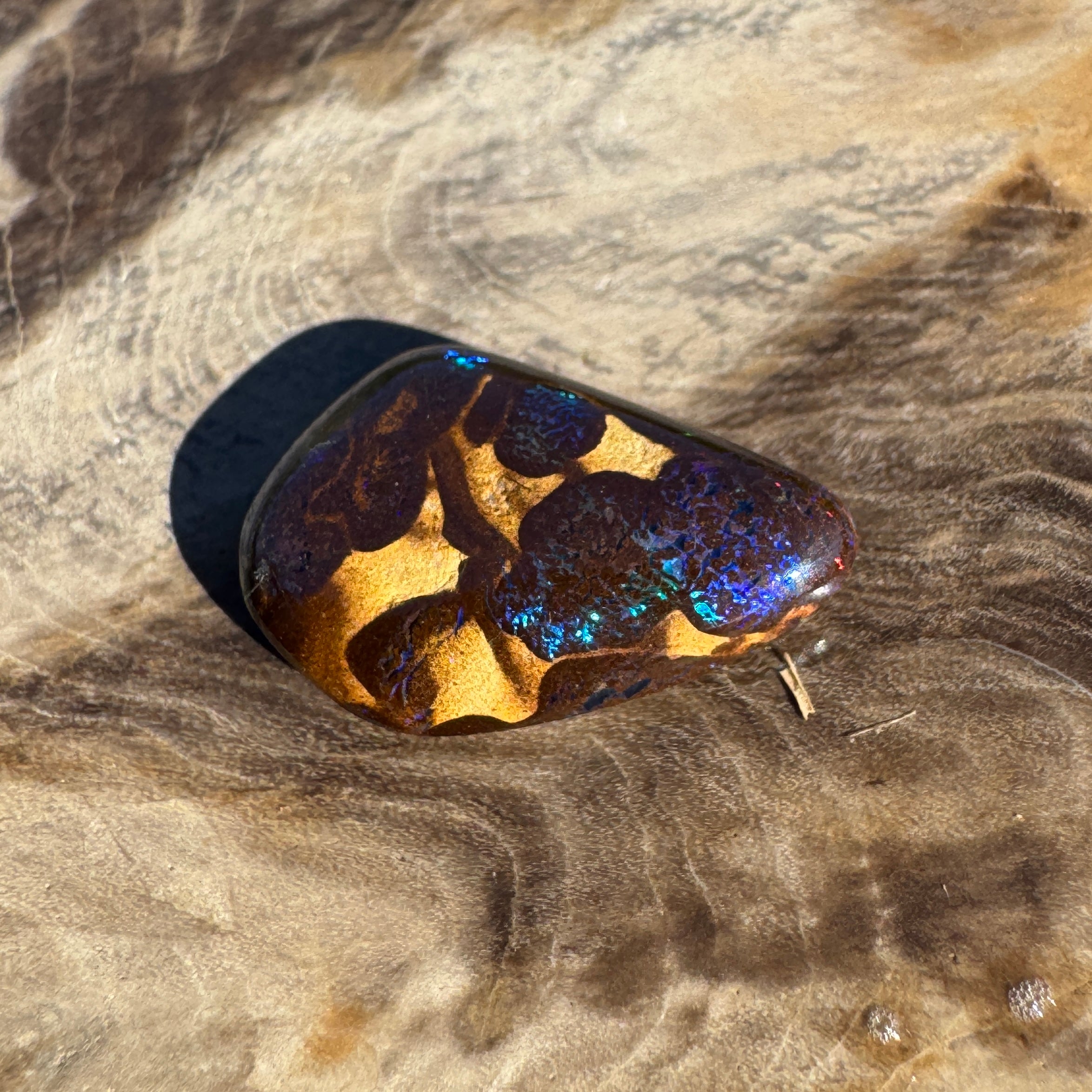 6.3ct Queensland Boulder Opal | Solid Australian Opal | Hand-Cut