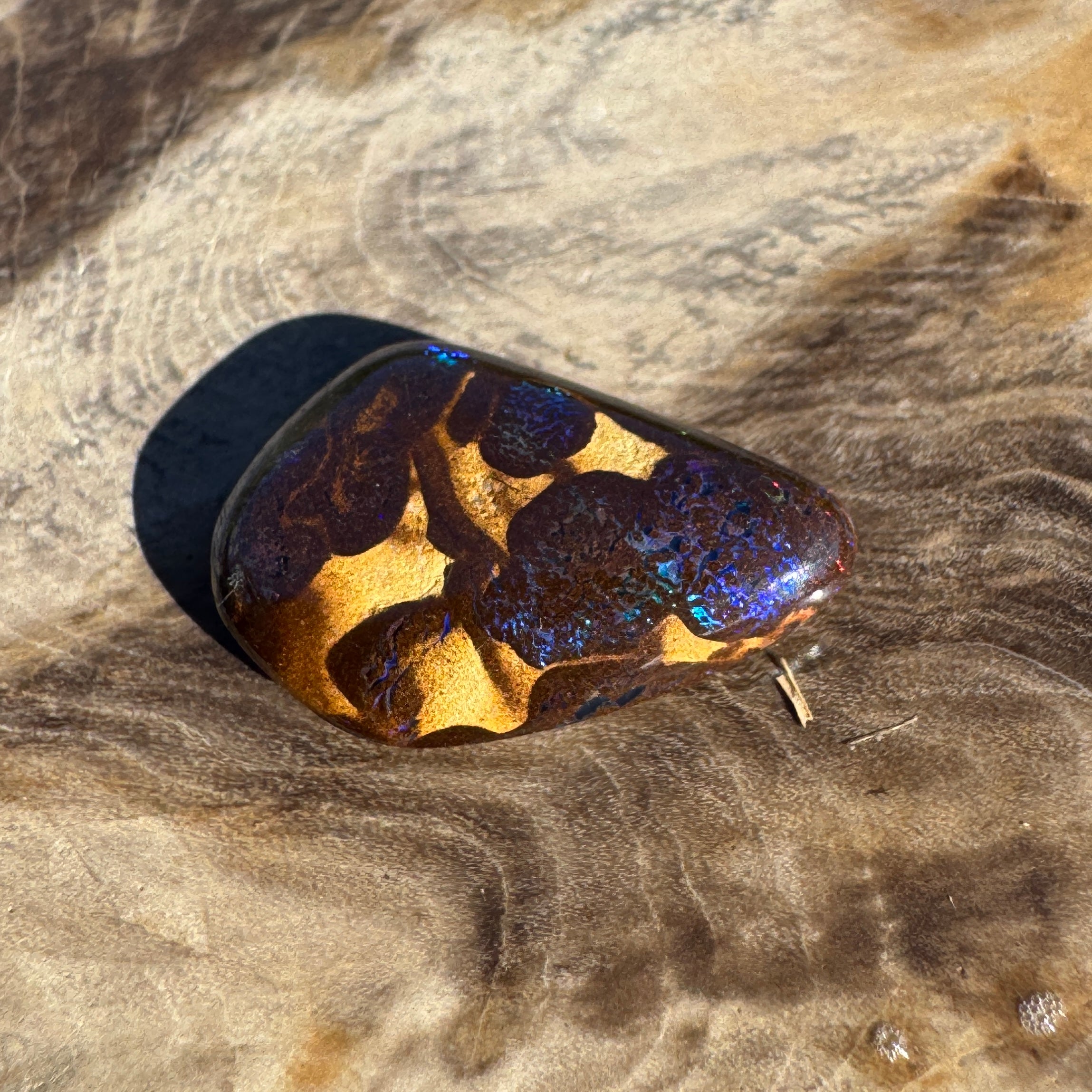 6.3ct Queensland Boulder Opal | Solid Australian Opal | Hand-Cut