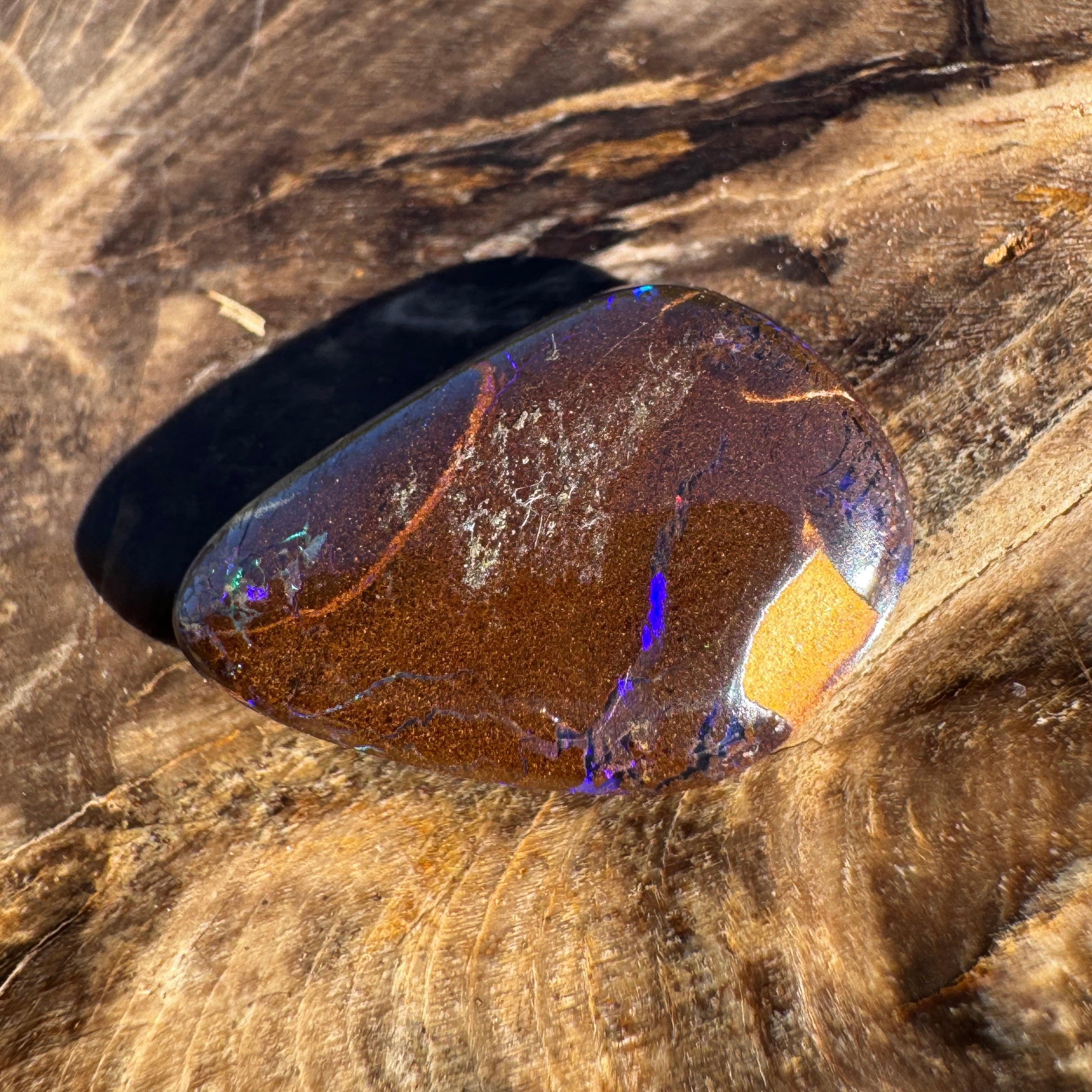 6.3ct Queensland Boulder Opal | Solid Australian Opal | Hand-Cut