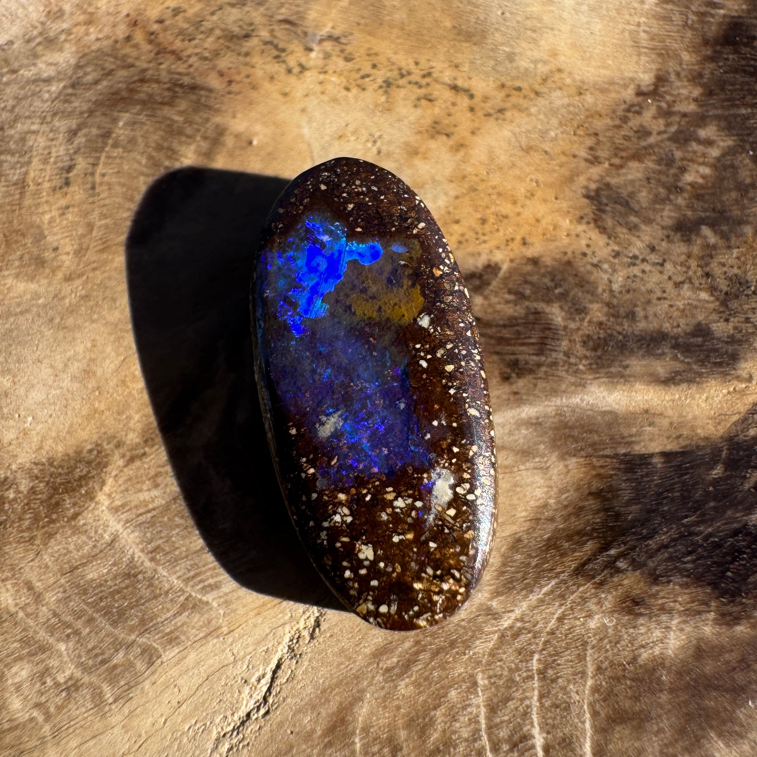 2.7ct Queensland Boulder Opal | Solid Australian Opal | Hand-Cut