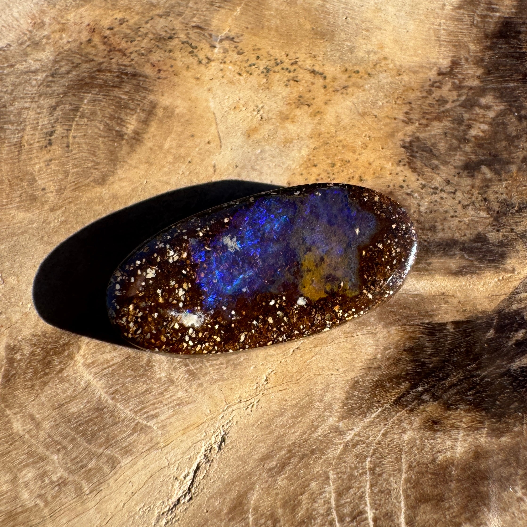 2.7ct Queensland Boulder Opal | Solid Australian Opal | Hand-Cut