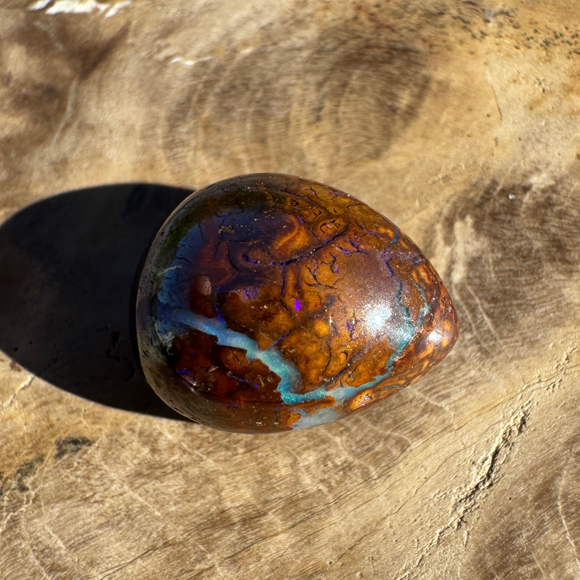 8.1ct Queensland Boulder Opal | Solid Australian Opal | Hand-Cut