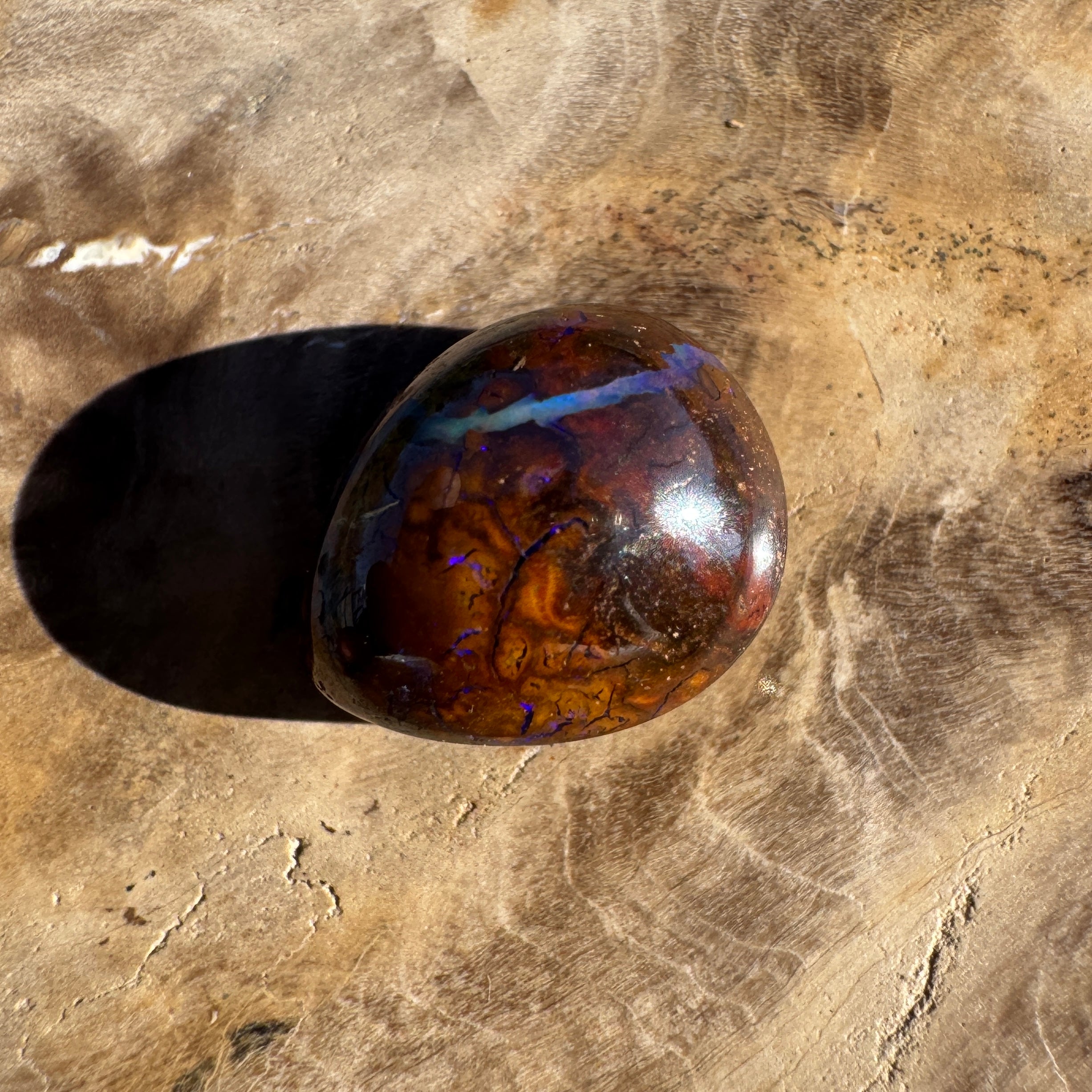 8.1ct Queensland Boulder Opal | Solid Australian Opal | Hand-Cut