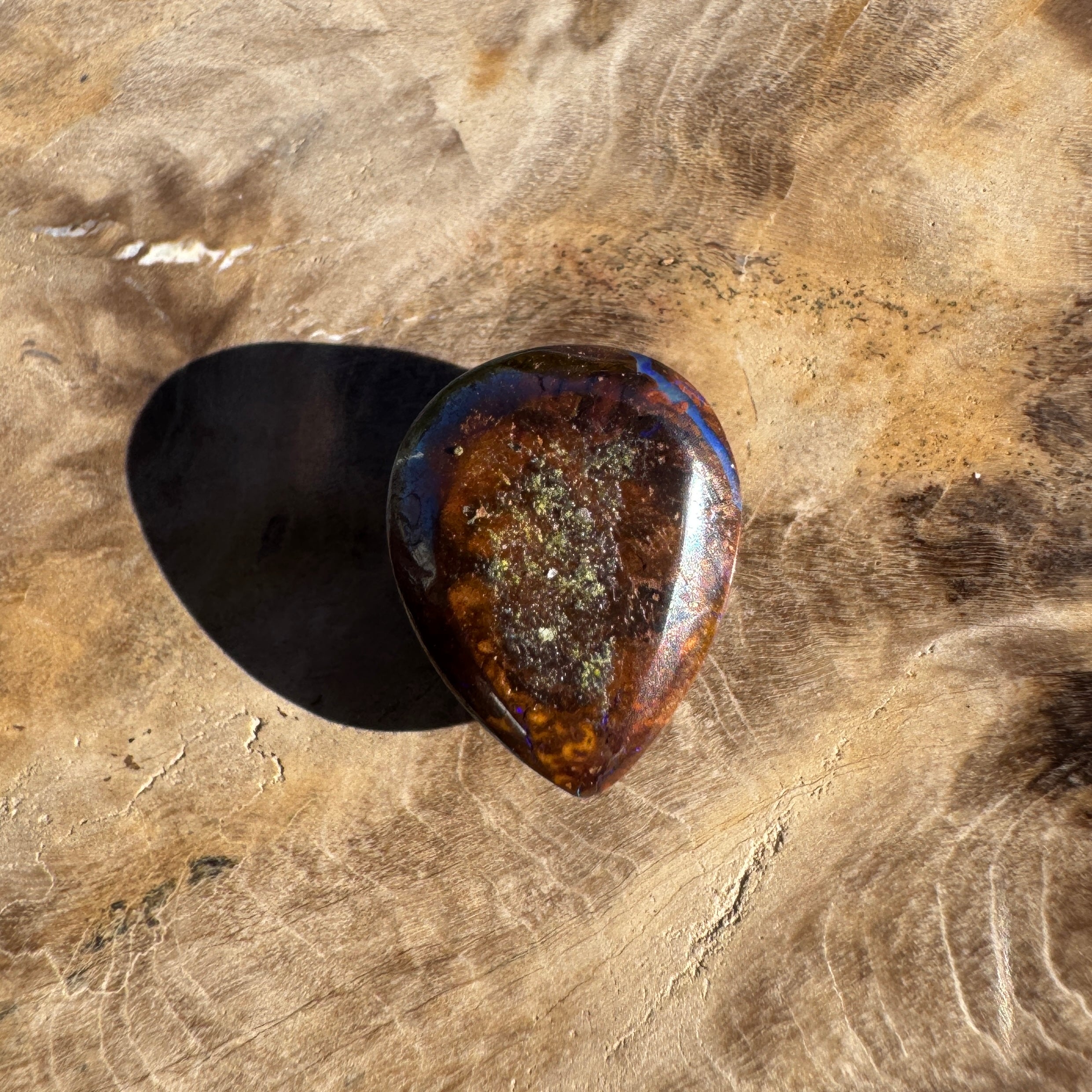 8.1ct Queensland Boulder Opal | Solid Australian Opal | Hand-Cut
