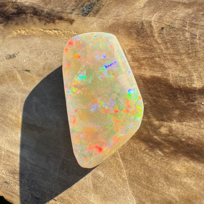 Coober Pedy Belemnite Opal (Fossil Opal Squid) 5.8carat Solid Hand-Cut - Iona Opal Australia