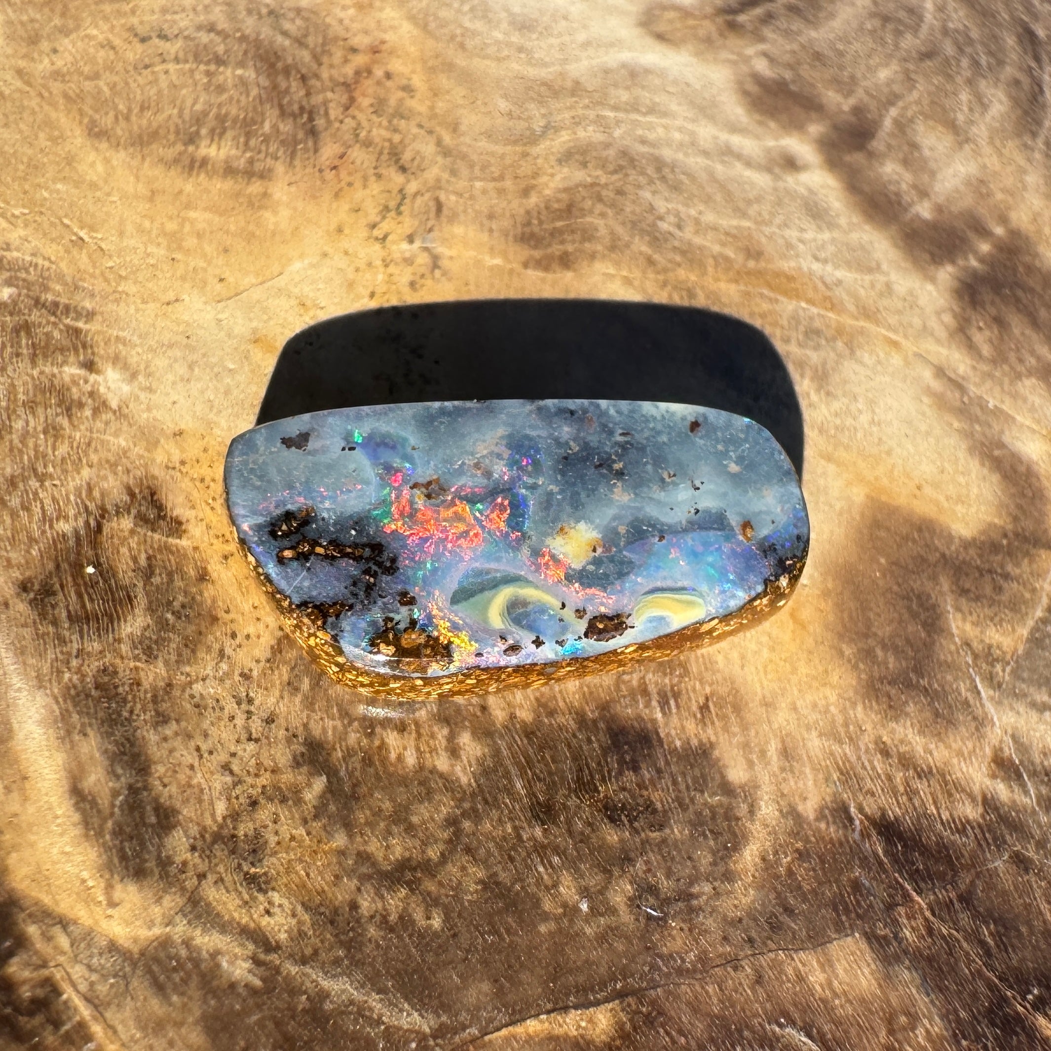 2.3ct Queensland Boulder Opal | Solid Australian Opal | Hand-Cut