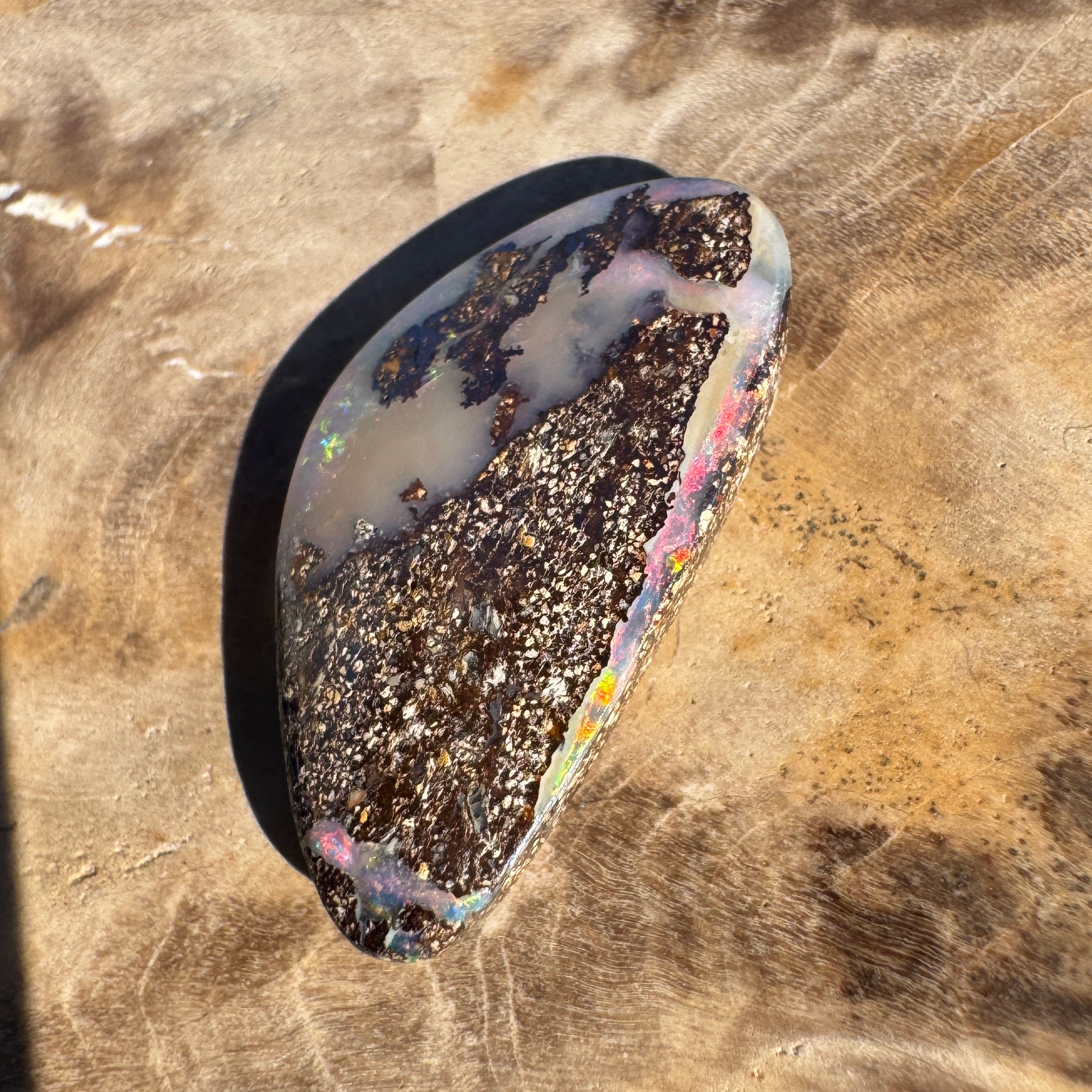 4.6ct Queensland Boulder Opal | Solid Australian Opal | Hand-Cut
