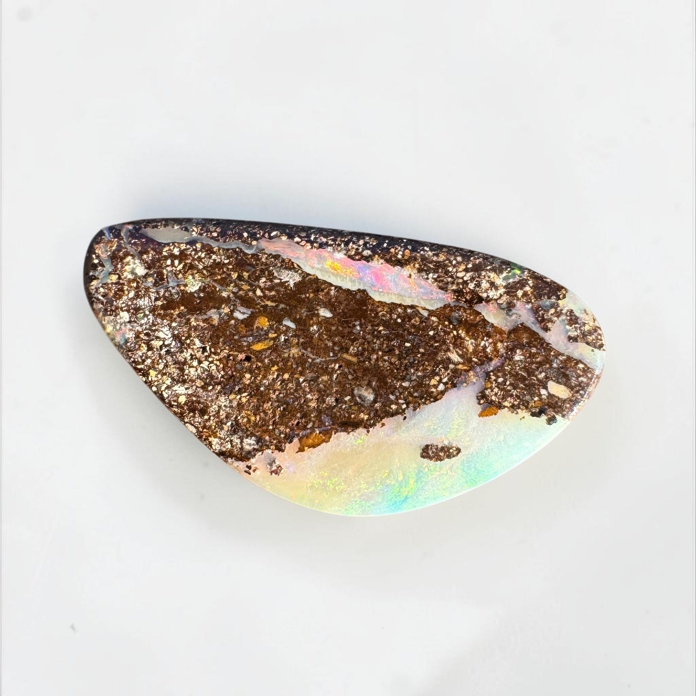 4.6ct Queensland Boulder Opal | Solid Australian Opal | Hand-Cut