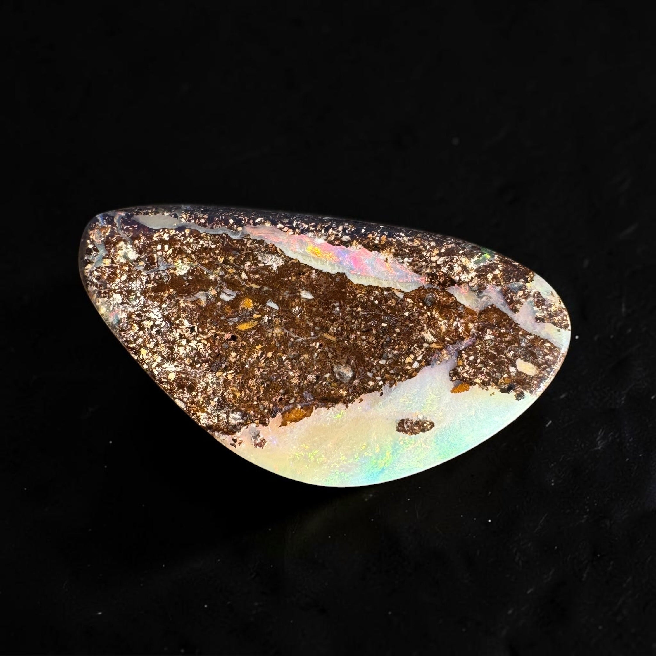 4.6ct Queensland Boulder Opal | Solid Australian Opal | Hand-Cut