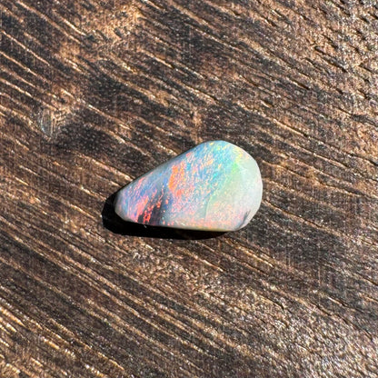 0.4carat Hand-Cut Solid Lightning Ridge Semi Black Opal - Iona Opal Australia